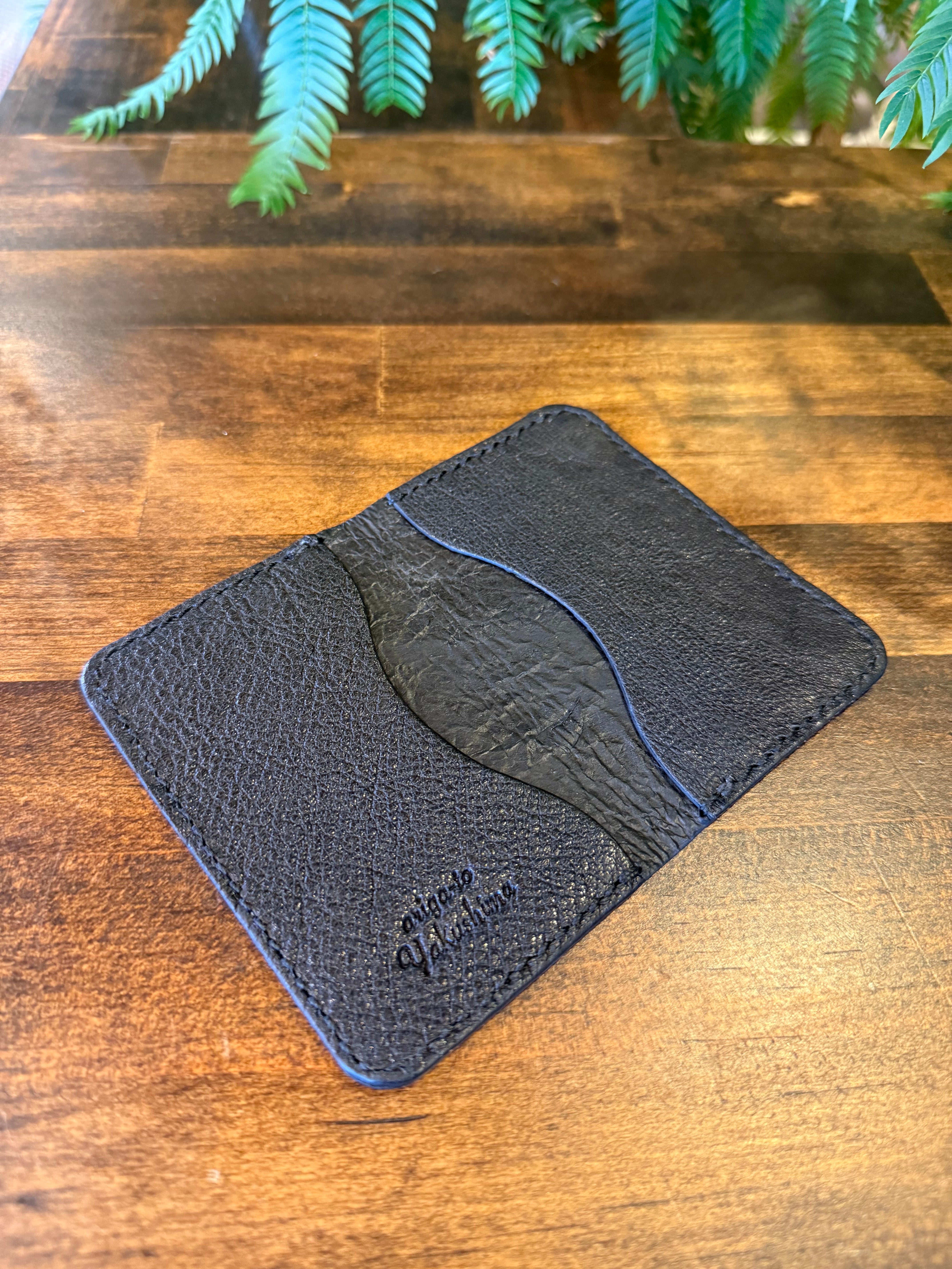 京鹿革名刺入れ