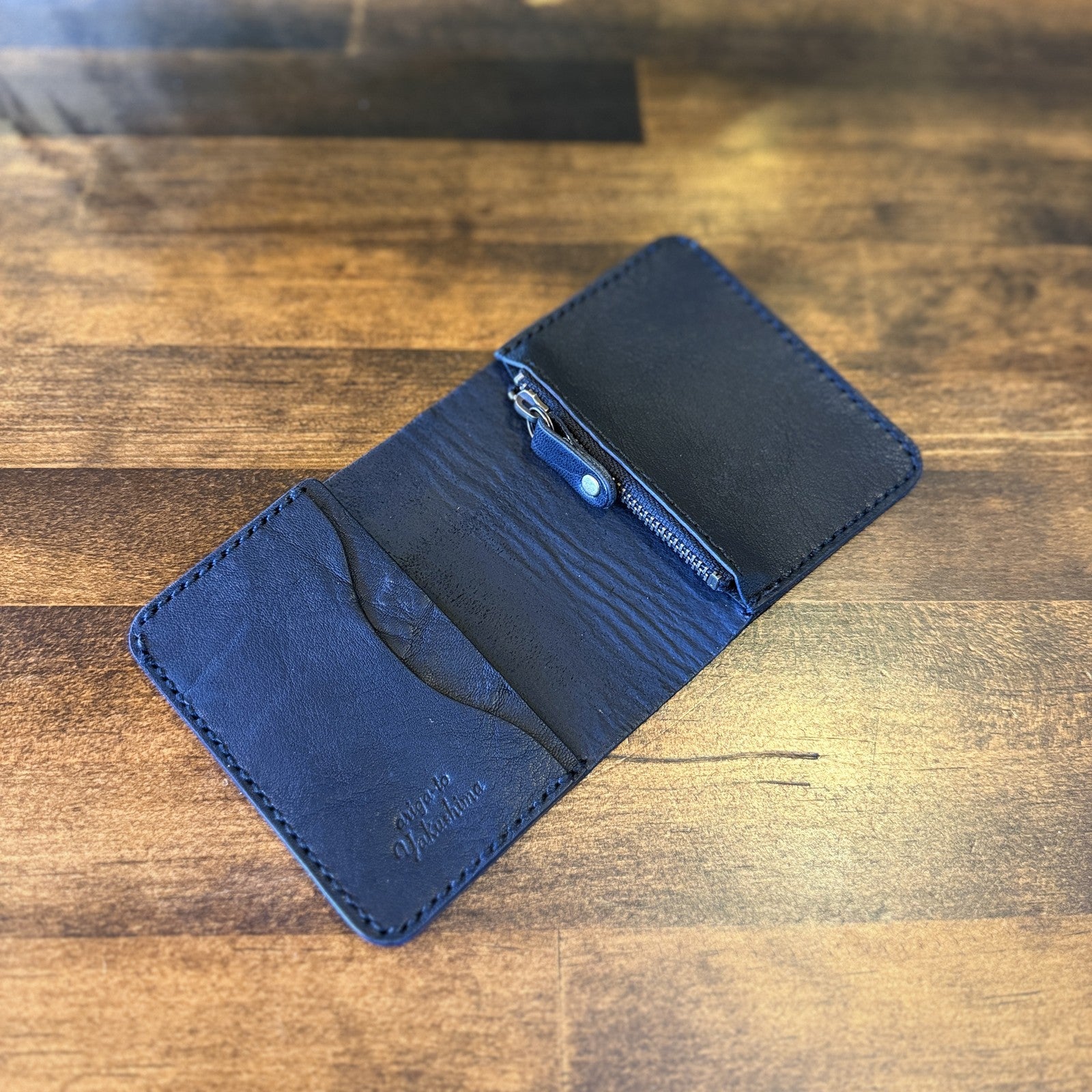 家計管理Wallet ブラック 内装 カードポケット1枚とコインポケット
