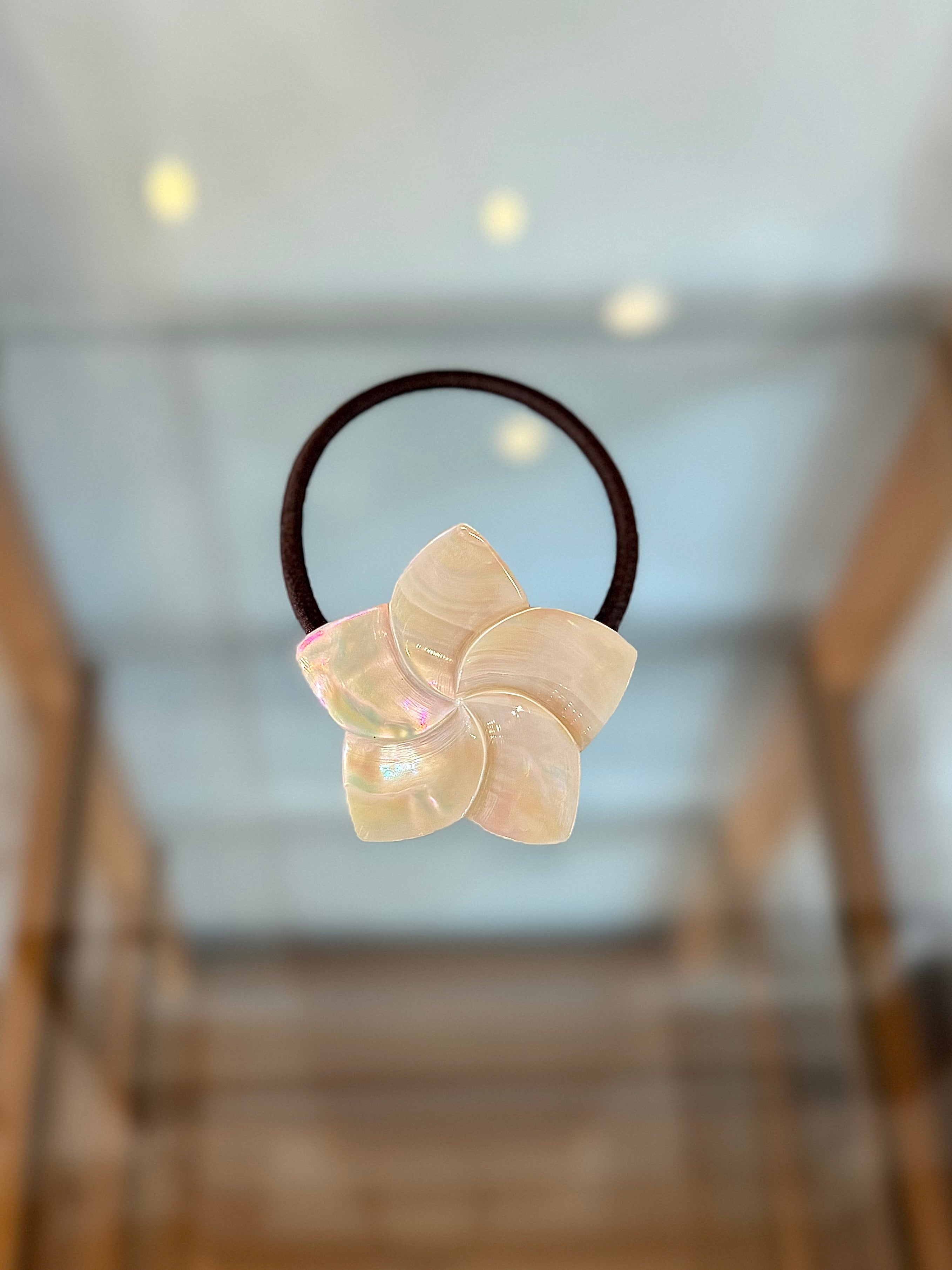 プルメリア・ヘアゴム