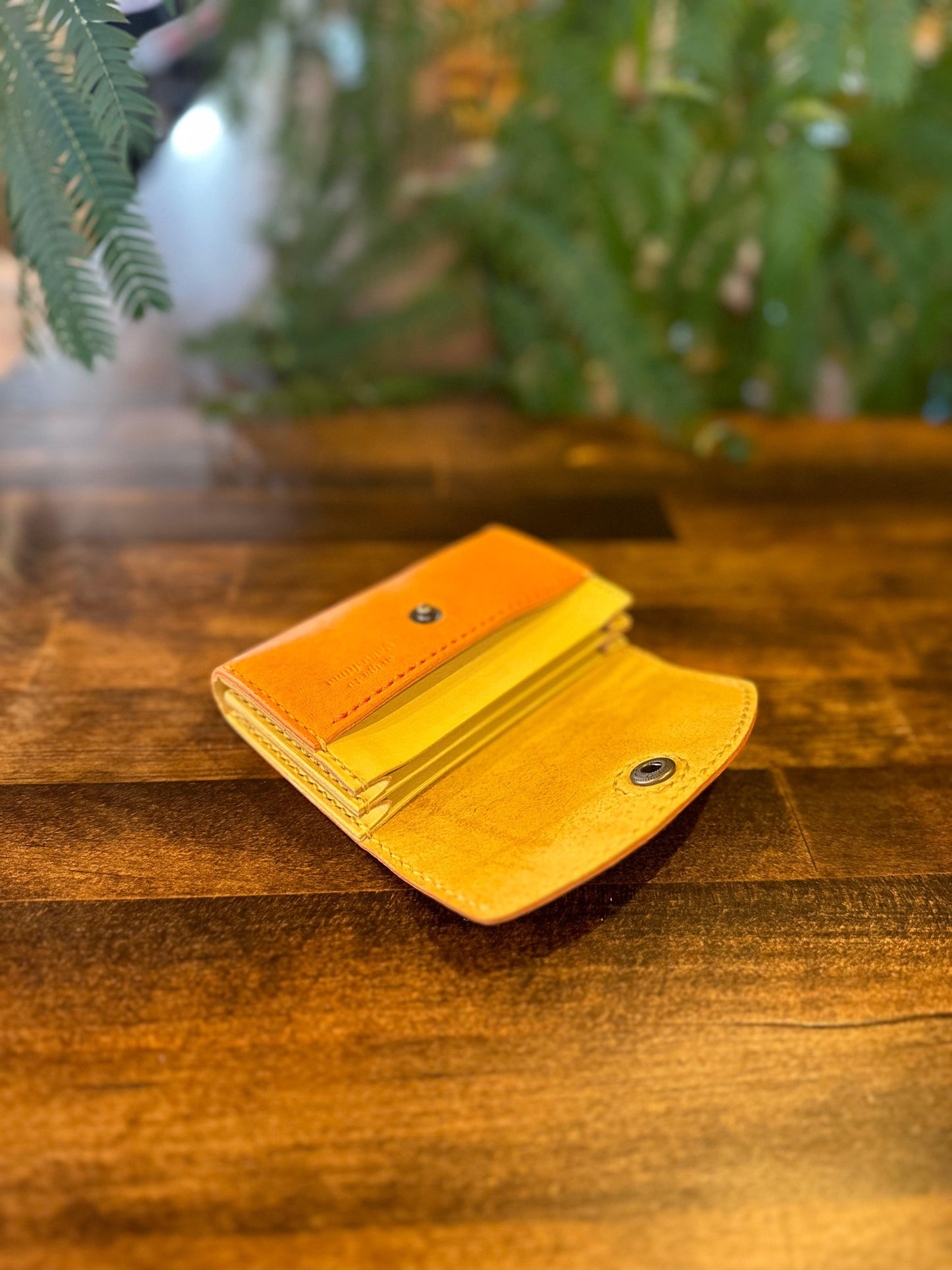 Wallet Business Card Holder (Tsubabuki Flower)
