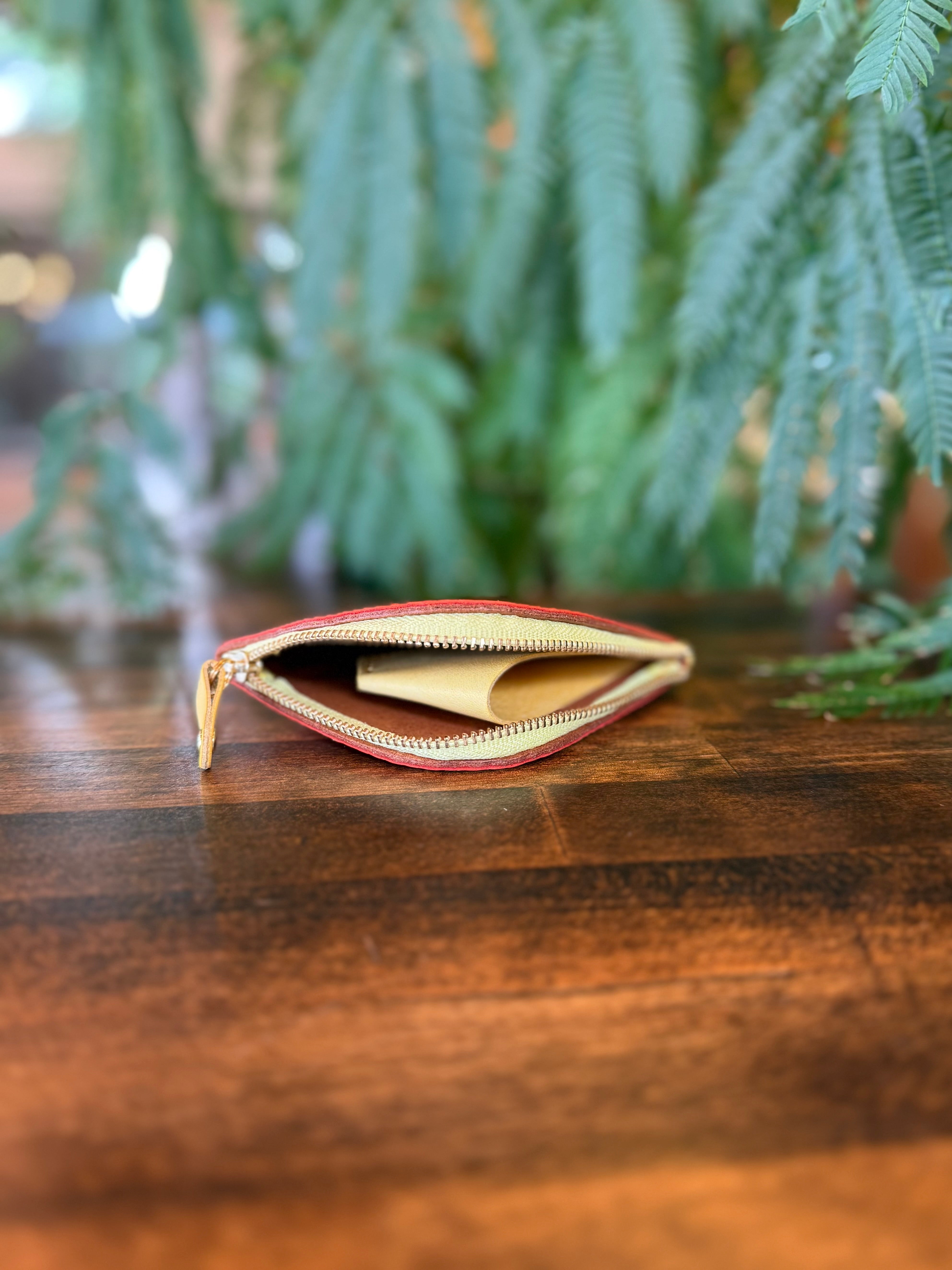 【屋久鹿革】島財布・たんかん