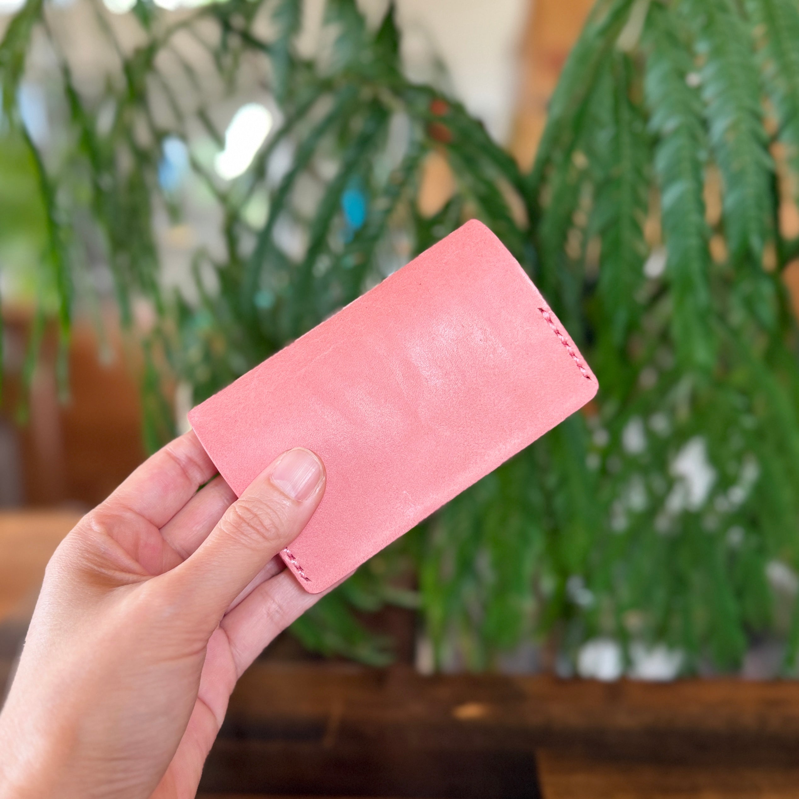 【イタリアンレザー×屋久鹿レザー】スマート名刺入れ