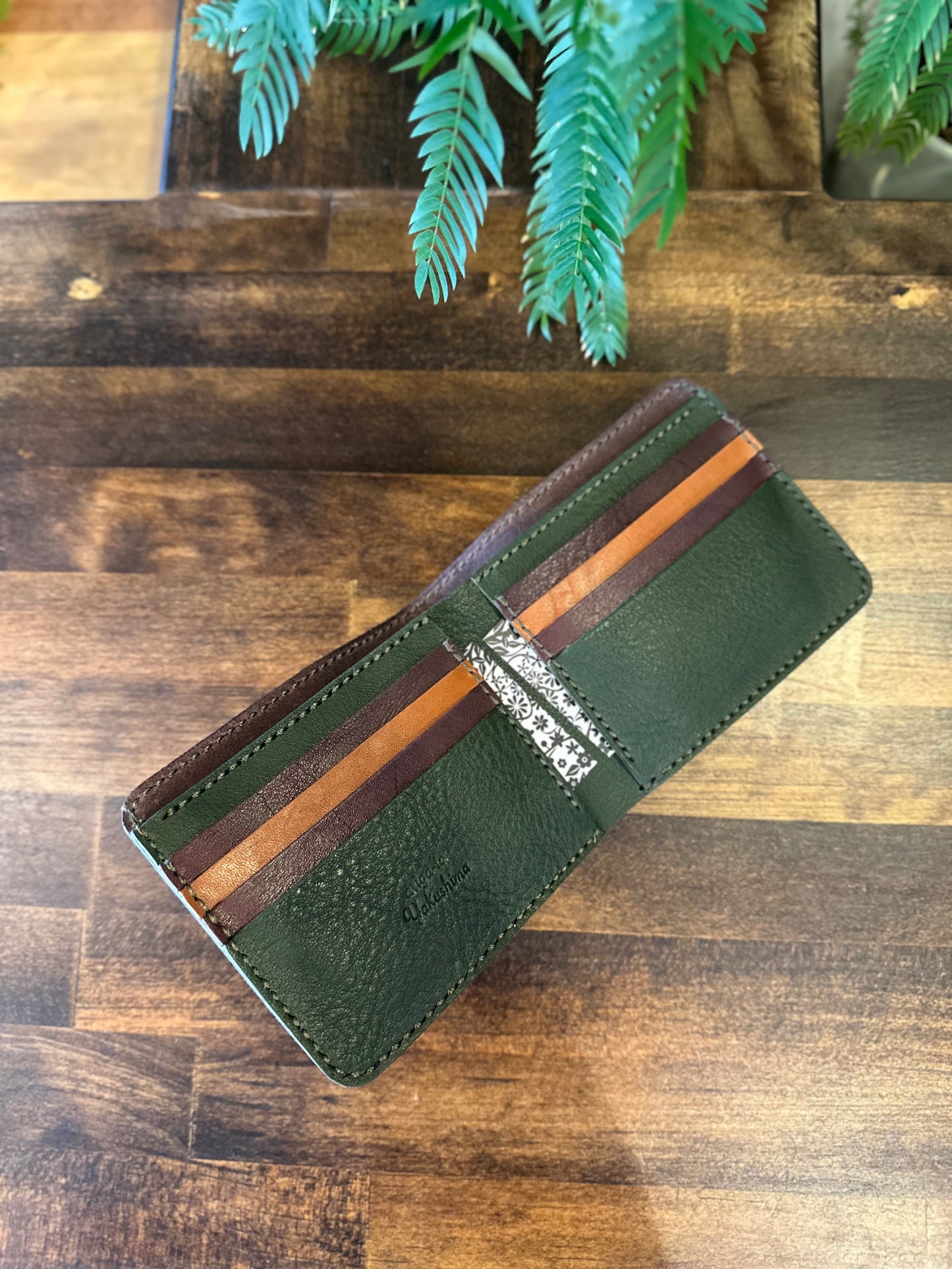 Bi-fold wallet (Jomon cedar)