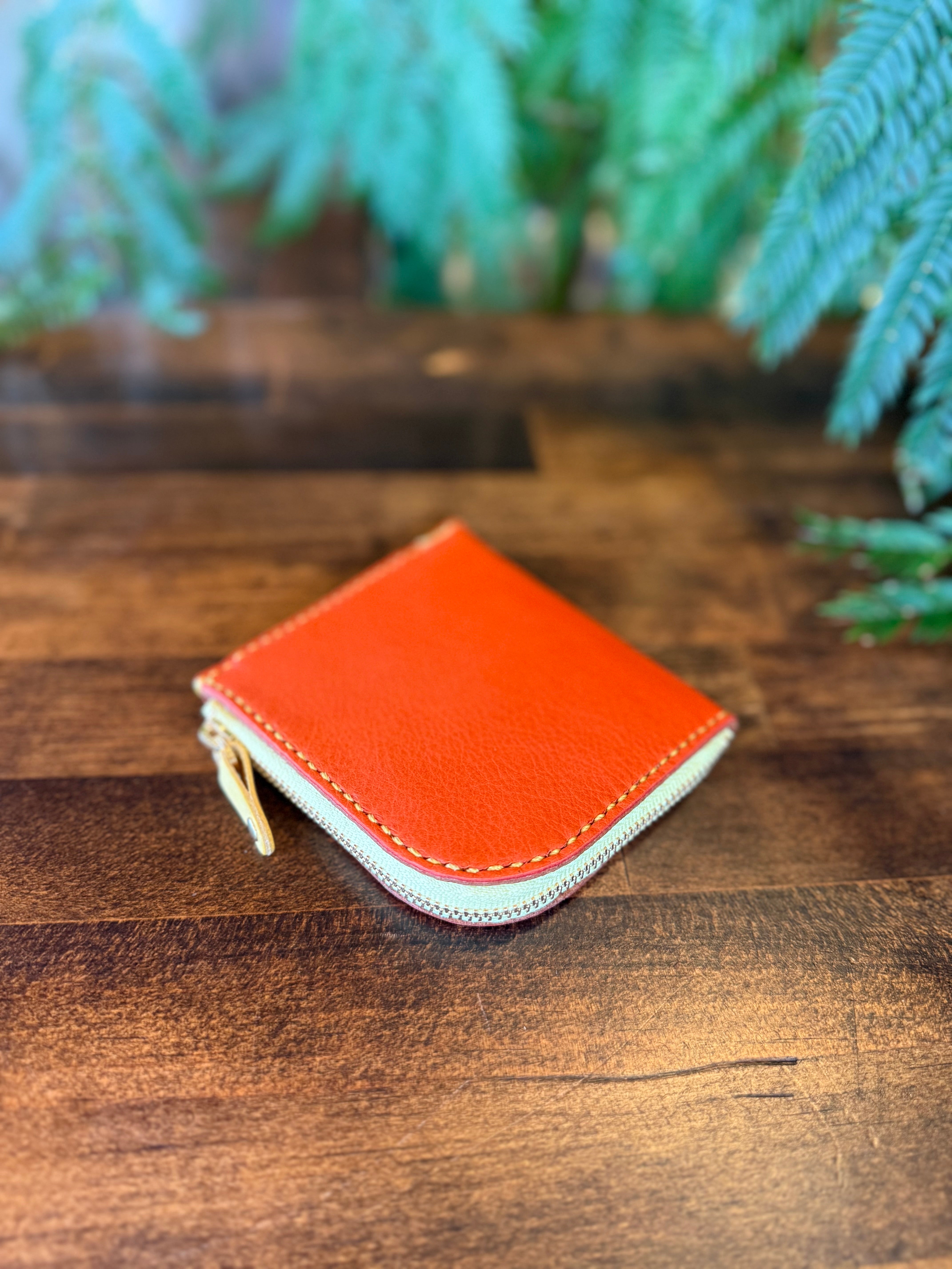 【屋久鹿革】島財布・たんかん