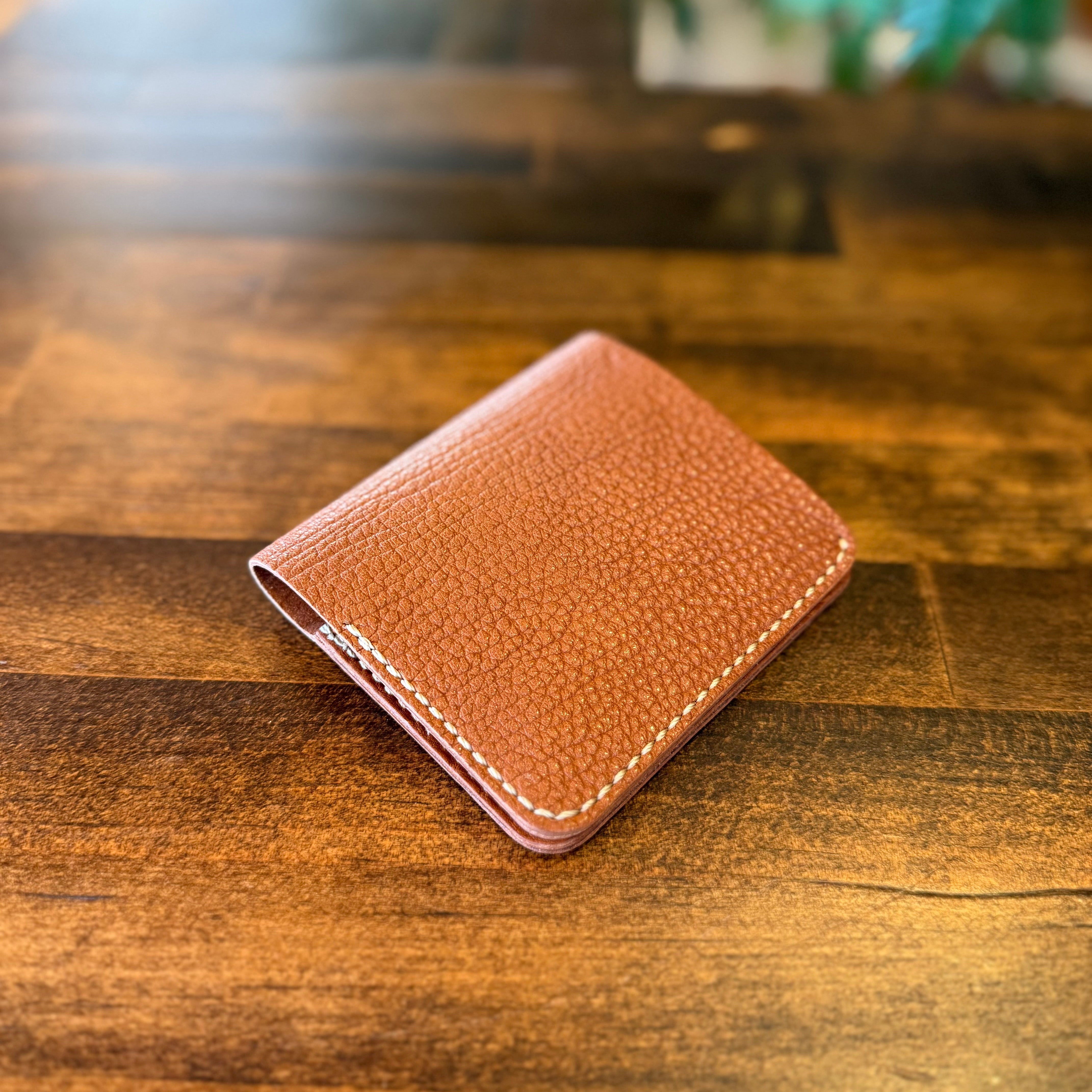 【京鹿革】家計管理Wallet(ブラウン)