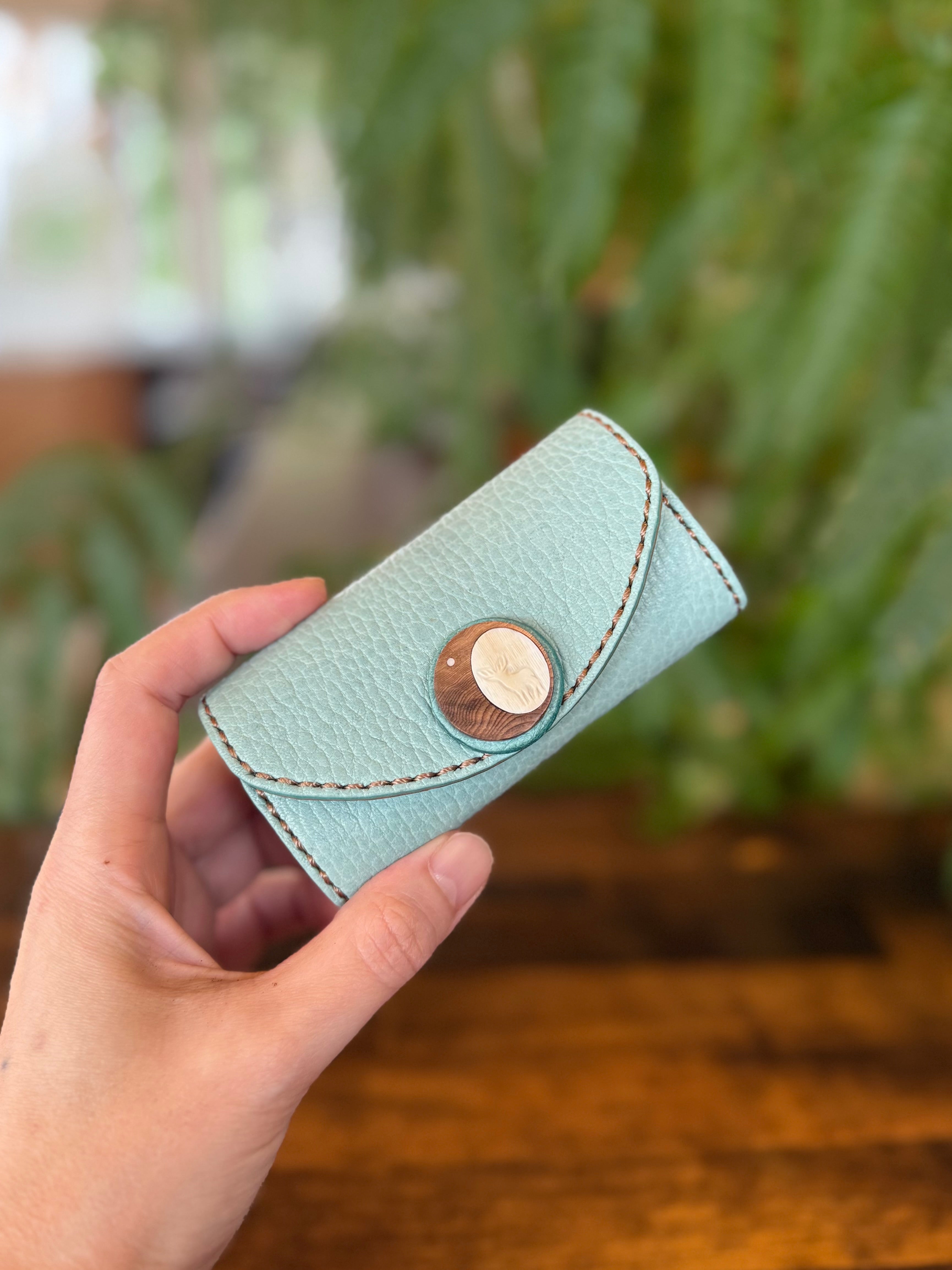 キーケース(屋久杉・ツノ・夜光貝の星)