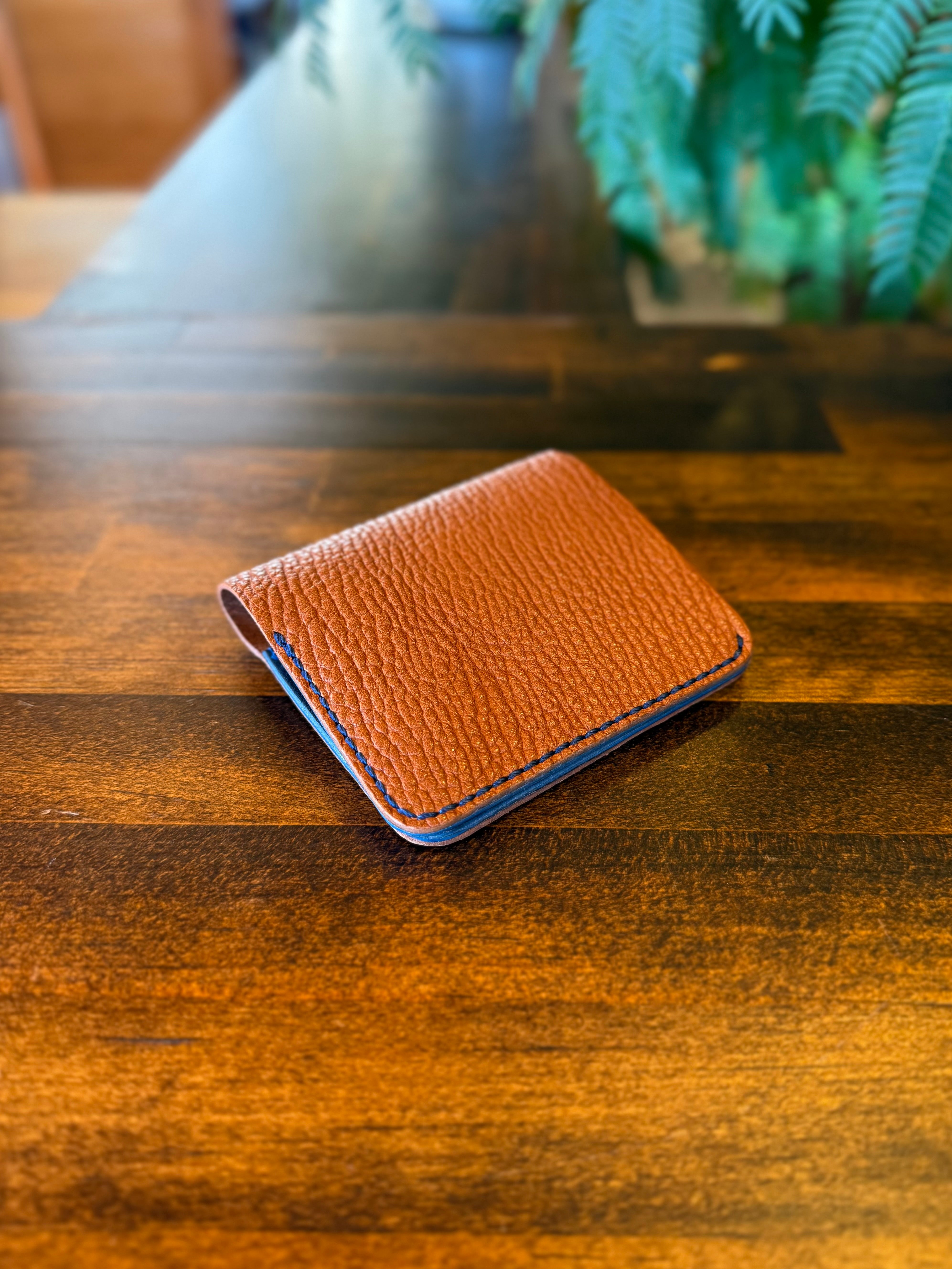 【京鹿革】家計管理Wallet(ブラウン)