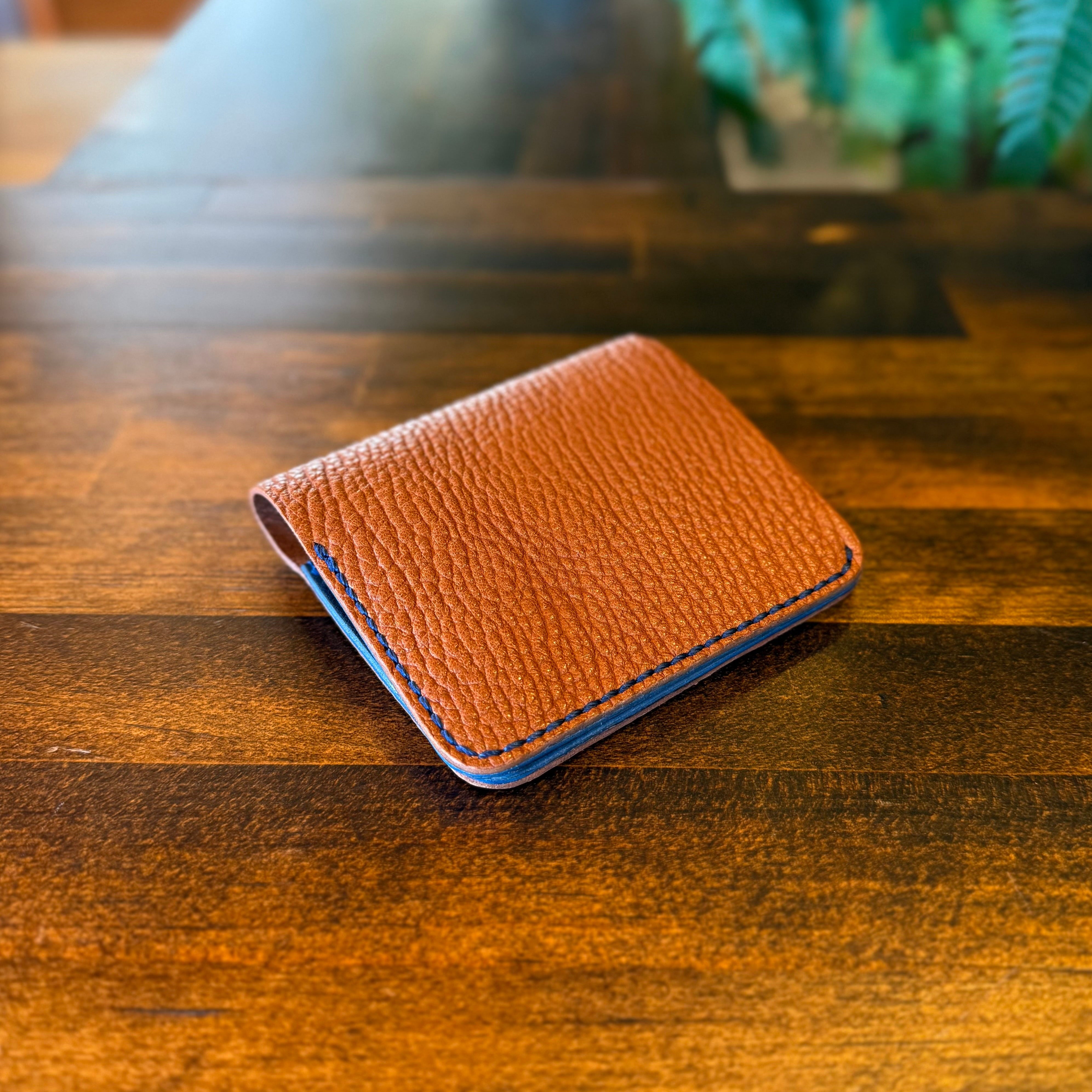 【京鹿革】家計管理Wallet(ブラウン)