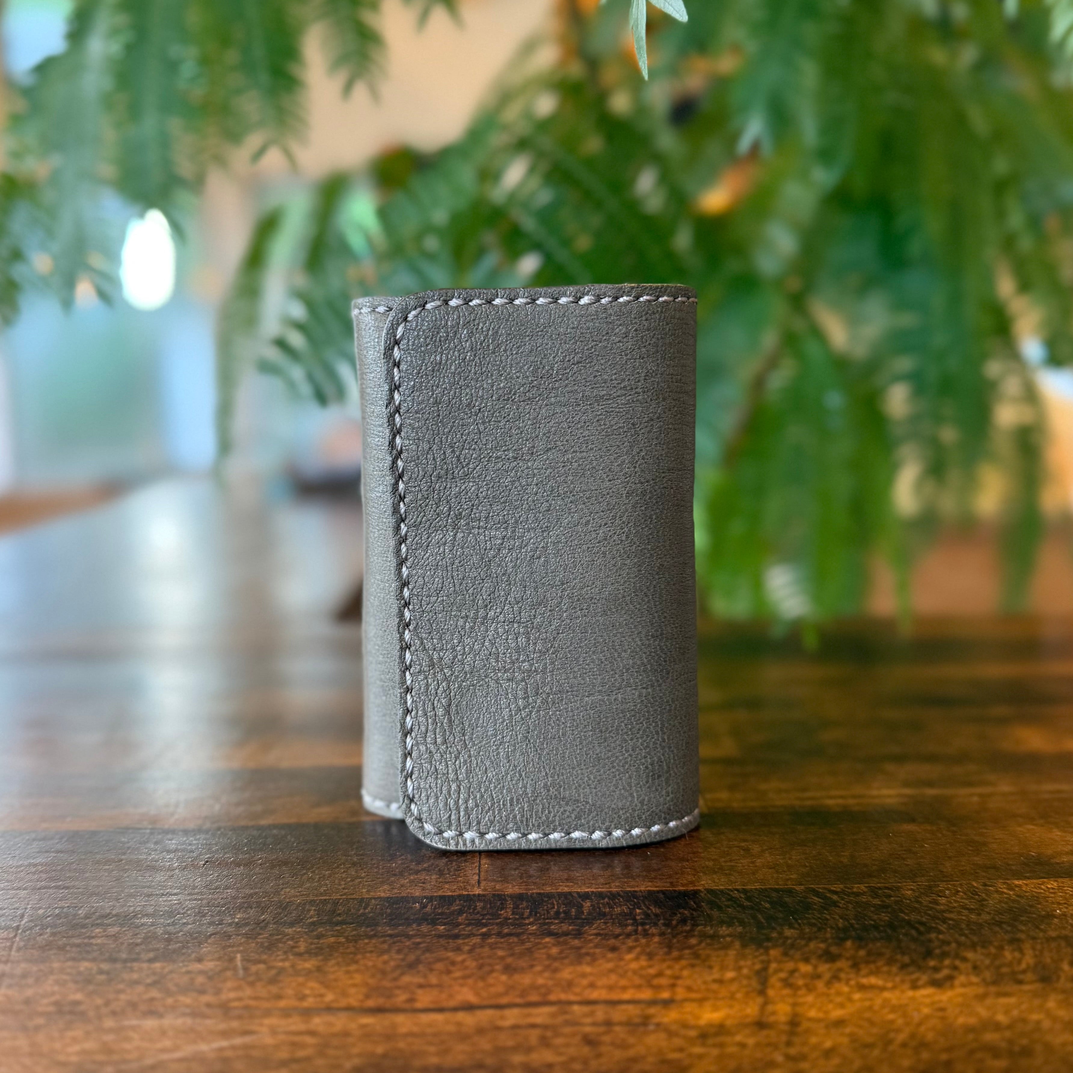 Wallet key case (khaki x brown)