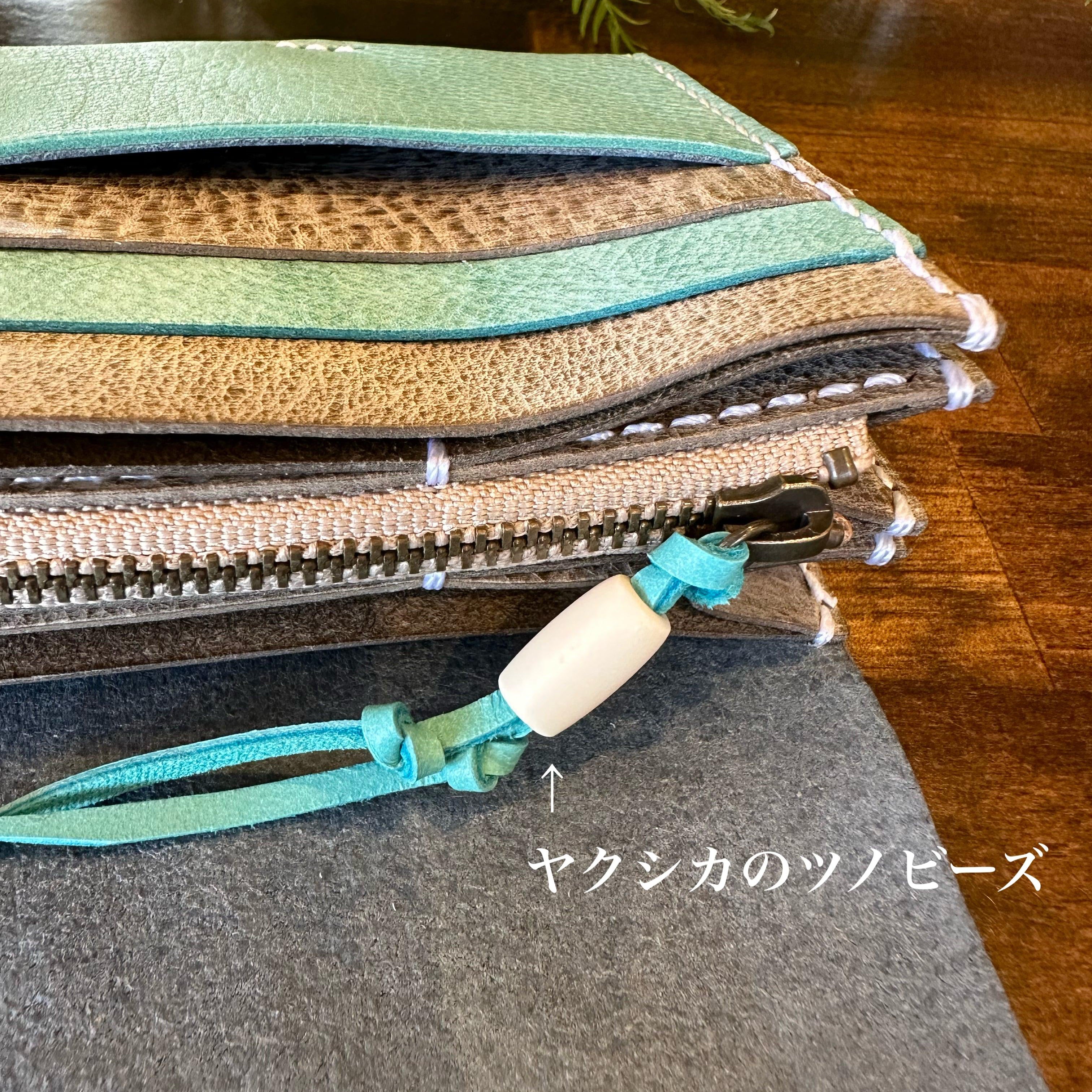 【屋久鹿革】『水の音色』長財布【受注生産・納期3ヶ月】