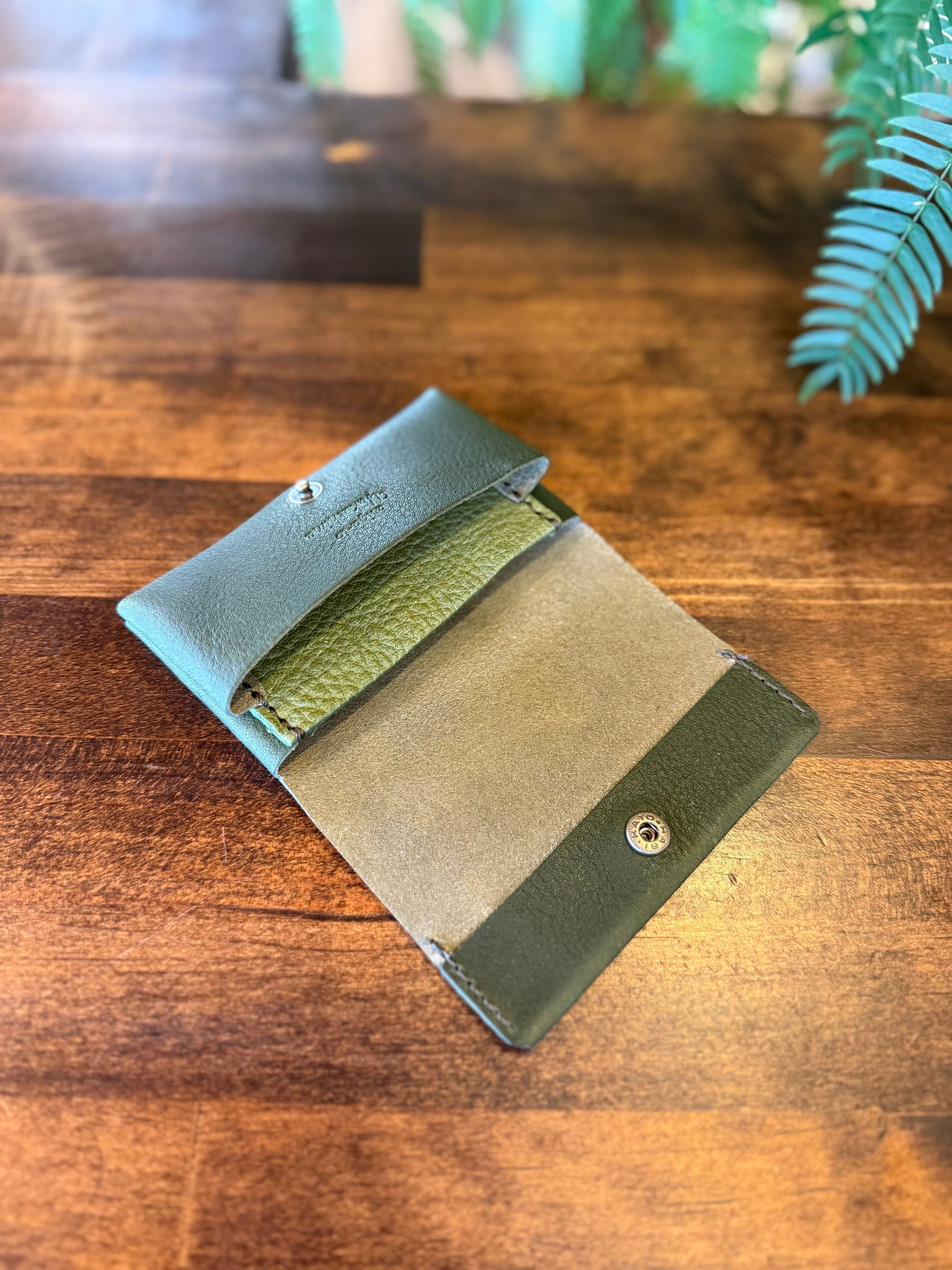 Smart business card holder (with Tochigi leather)