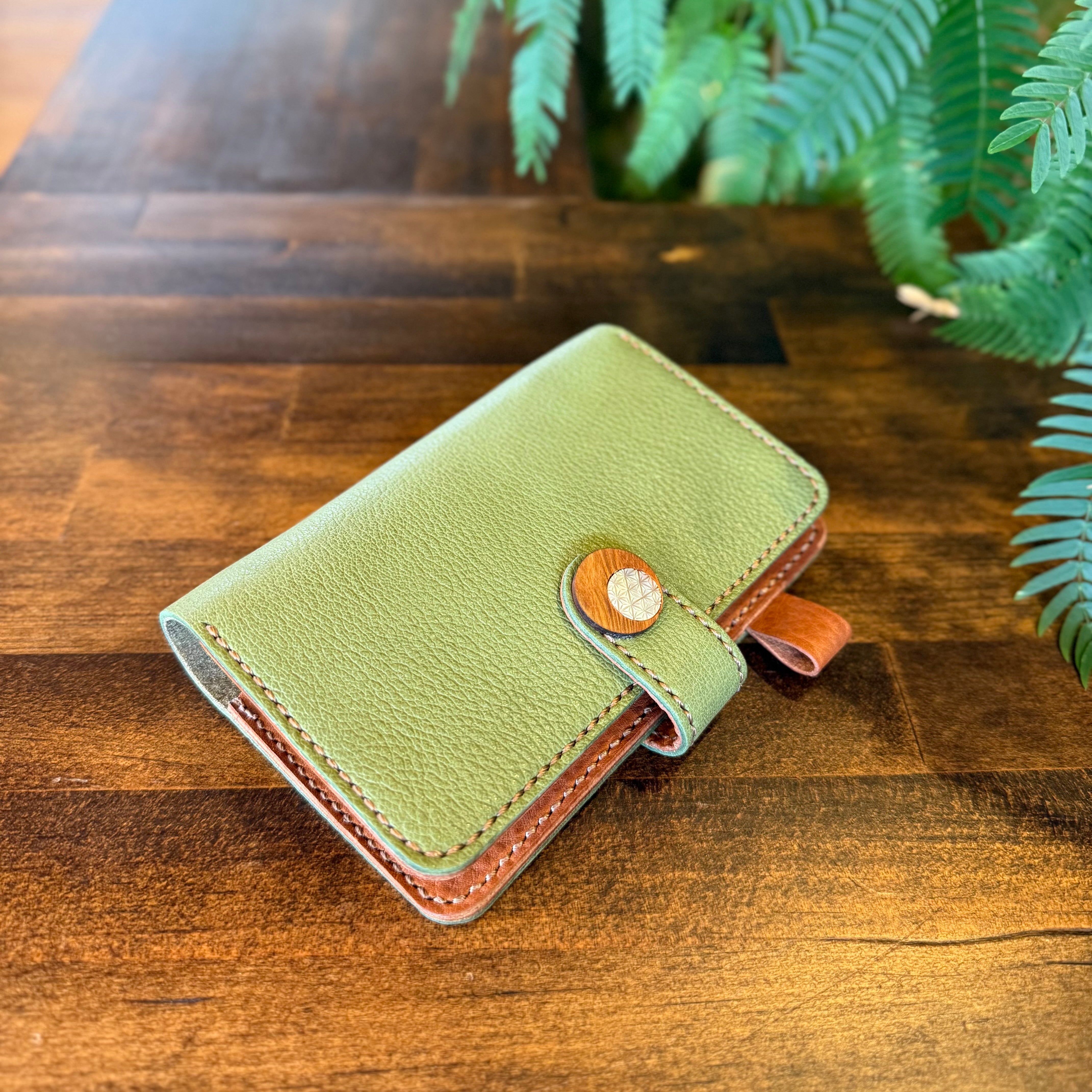 【屋久鹿革】システム手帳カバー〈ミニ6穴サイズ〉