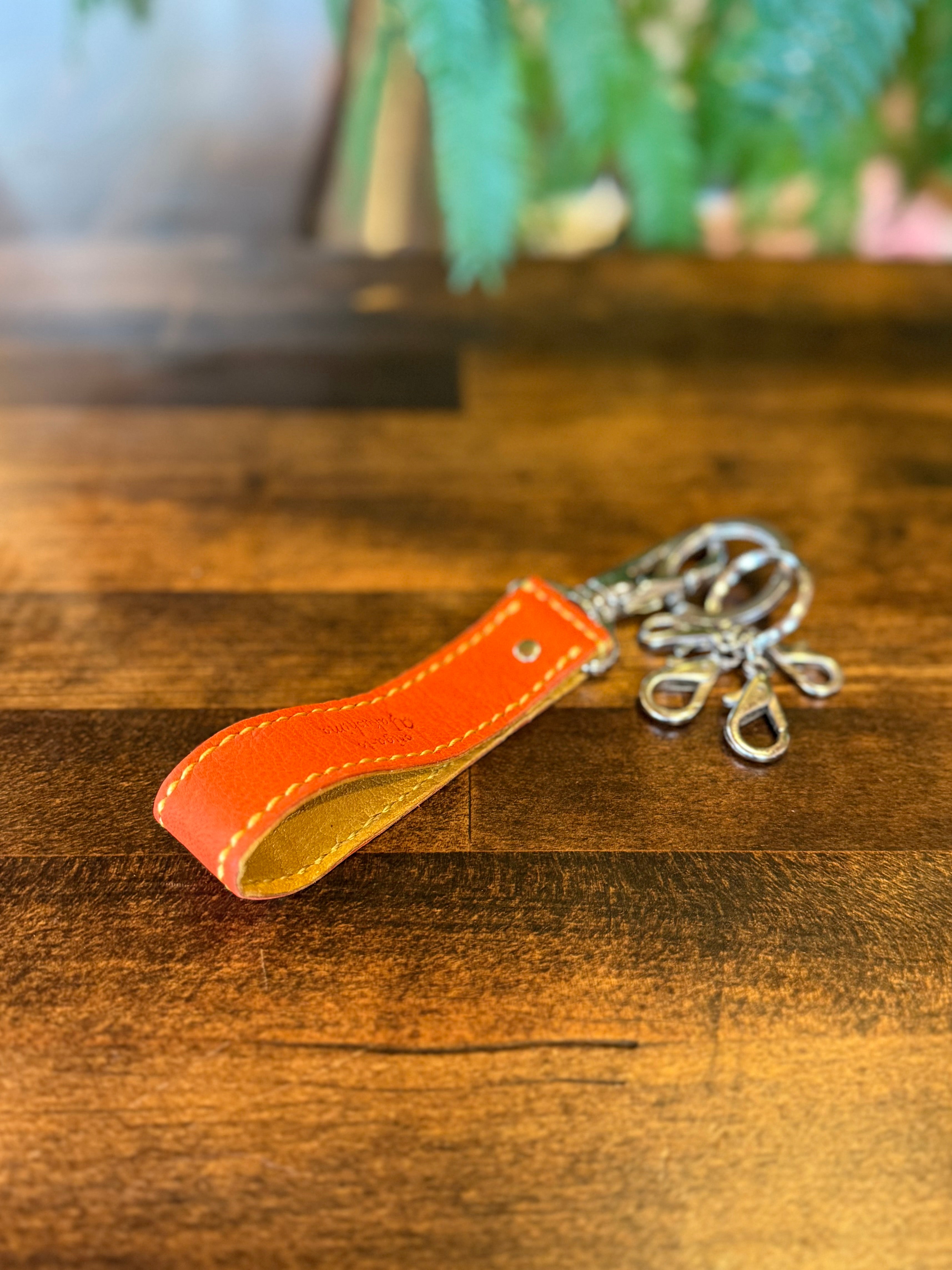 【屋久鹿革】キーリング