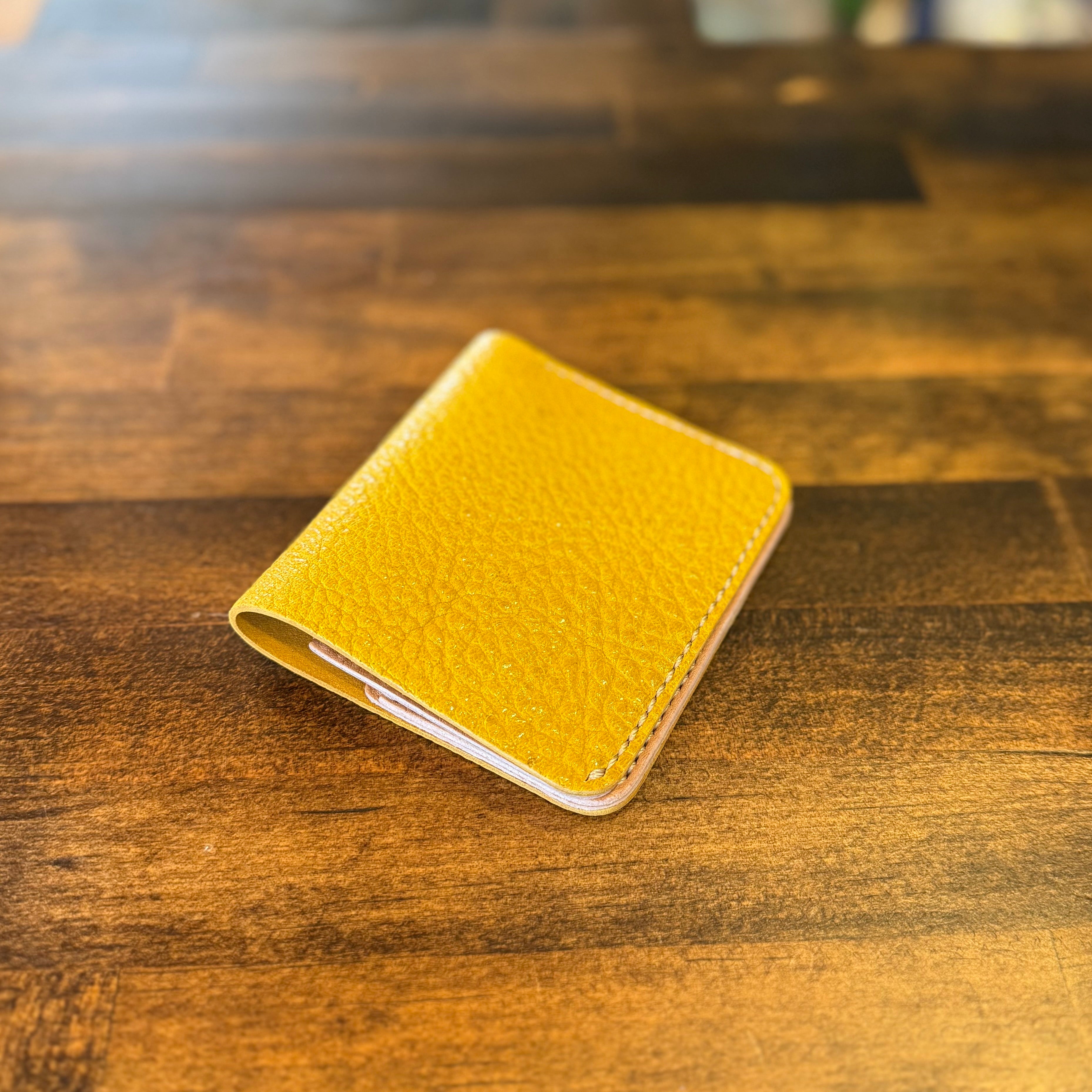 【屋久鹿革】家計管理Wallet(マスタード)