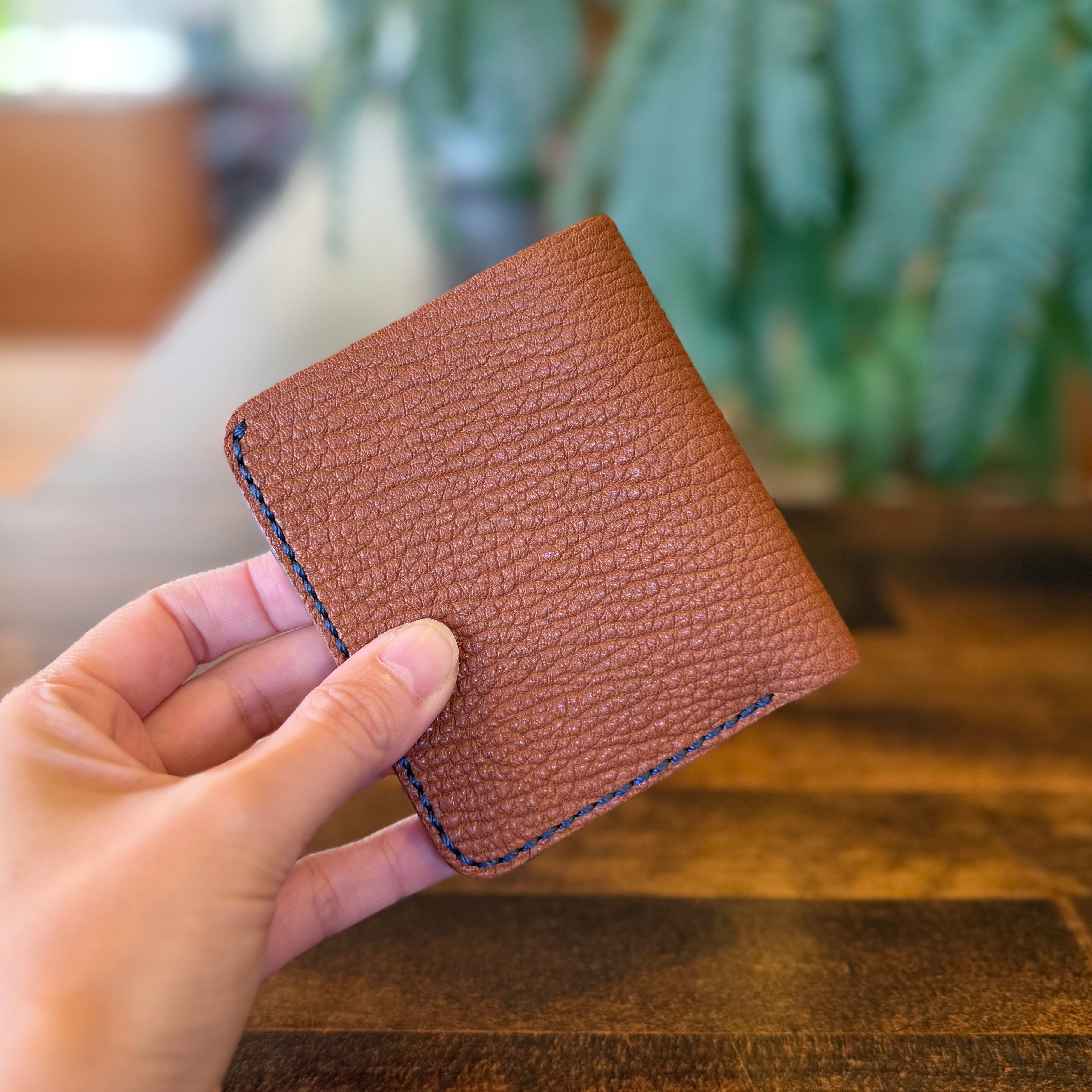 【京鹿革】家計管理Wallet(ブラウン)