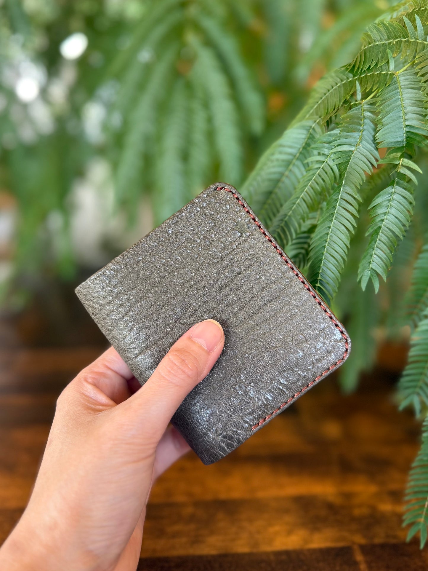 【屋久鹿】家計管理Wallet(カーキ)