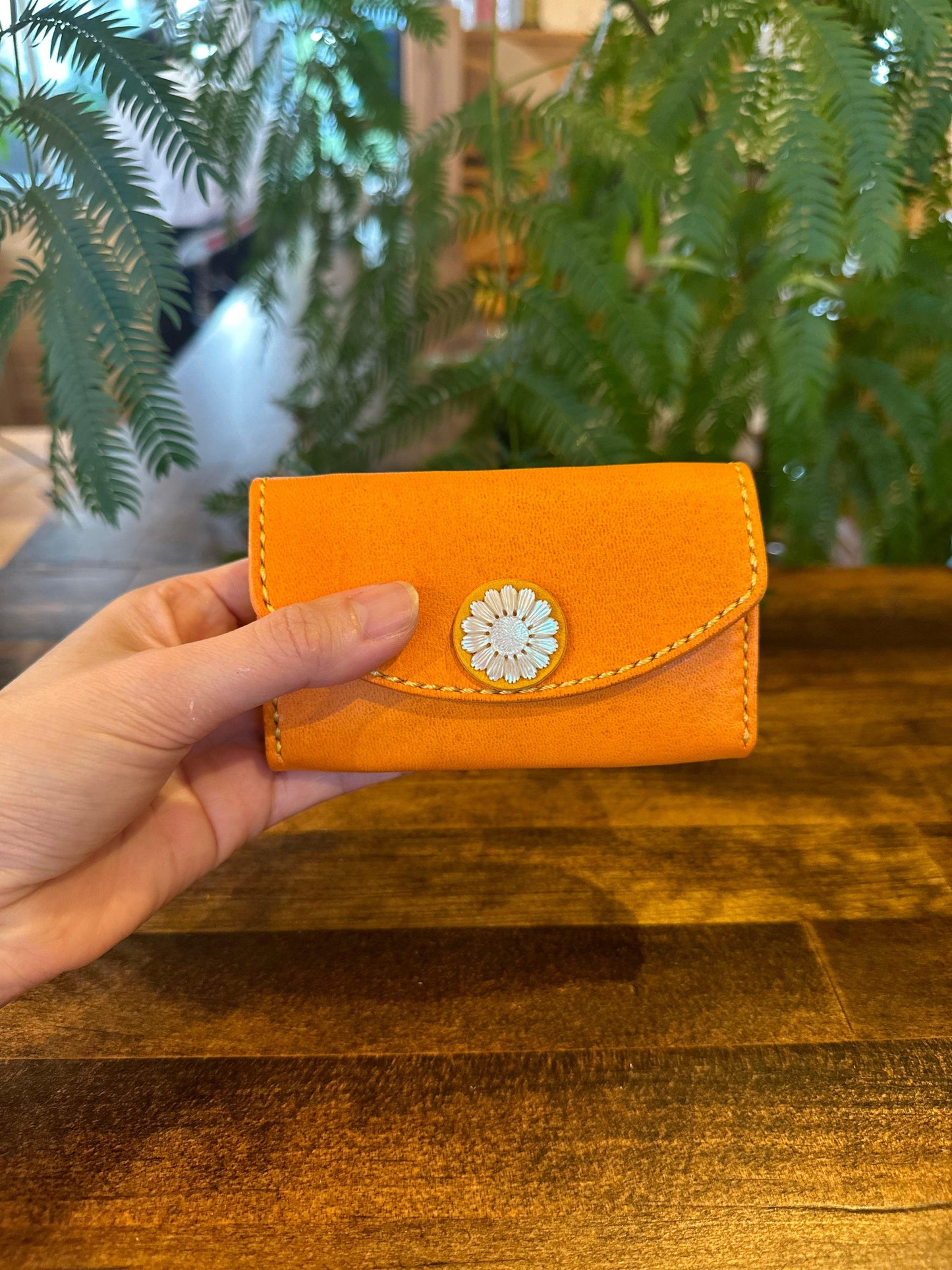 Wallet Business Card Holder (Tsubabuki Flower)