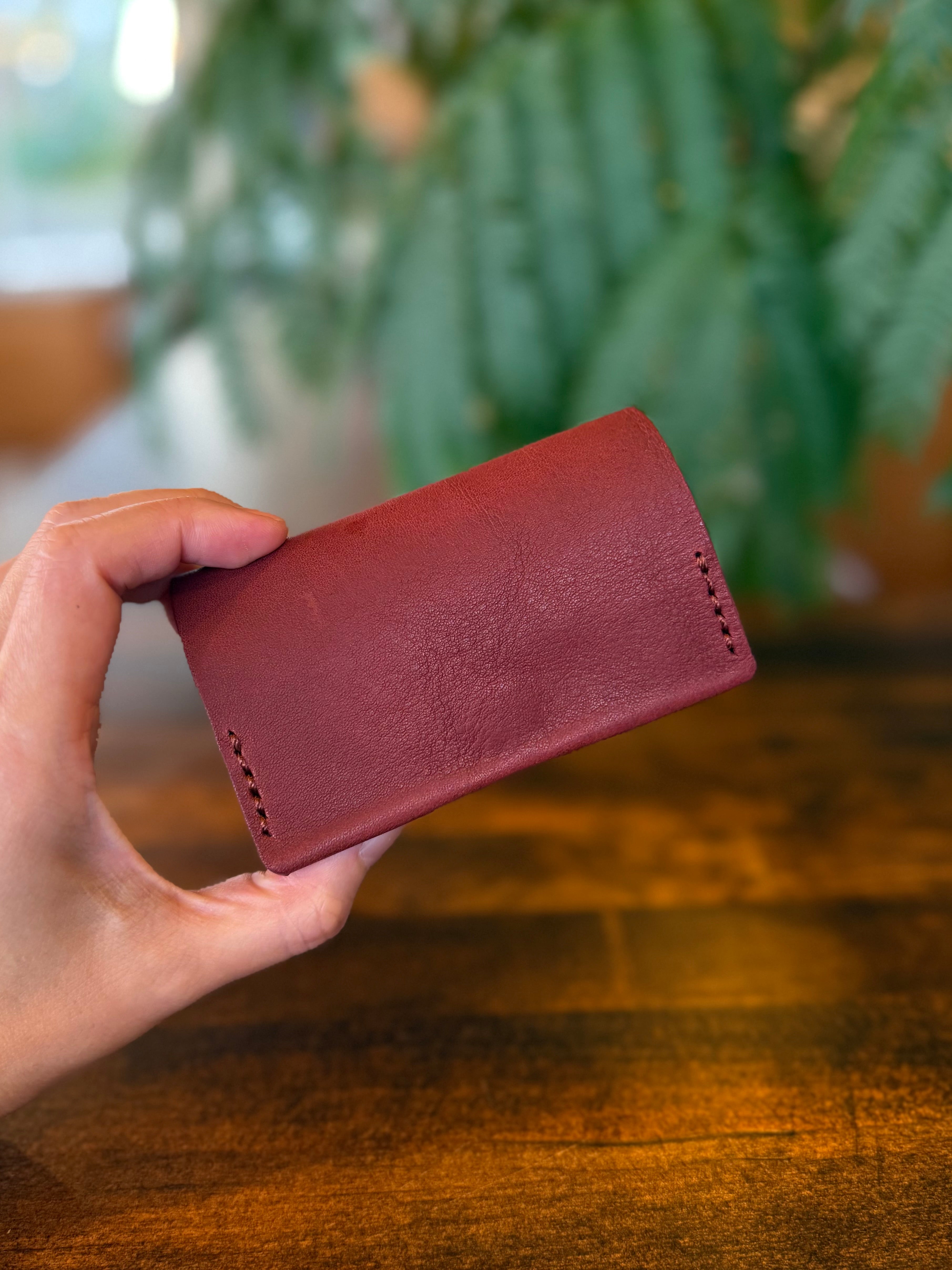 Smart business card holder (with Tochigi leather)