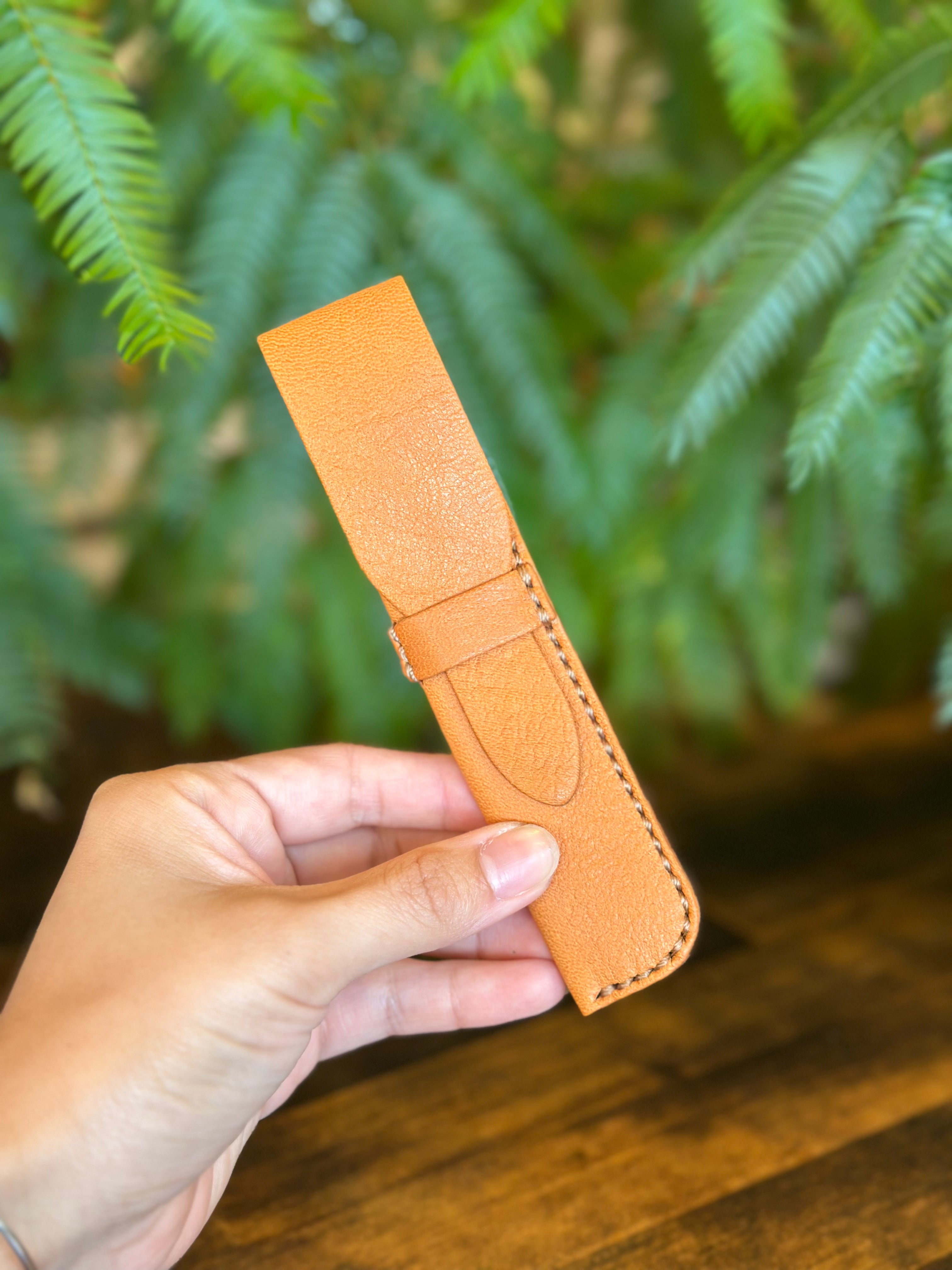 屋久杉のボールペン×屋久鹿のケース