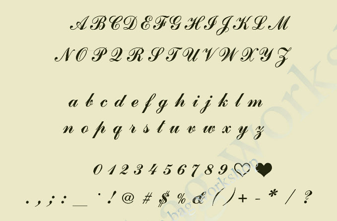 【名入れオプション】刻印