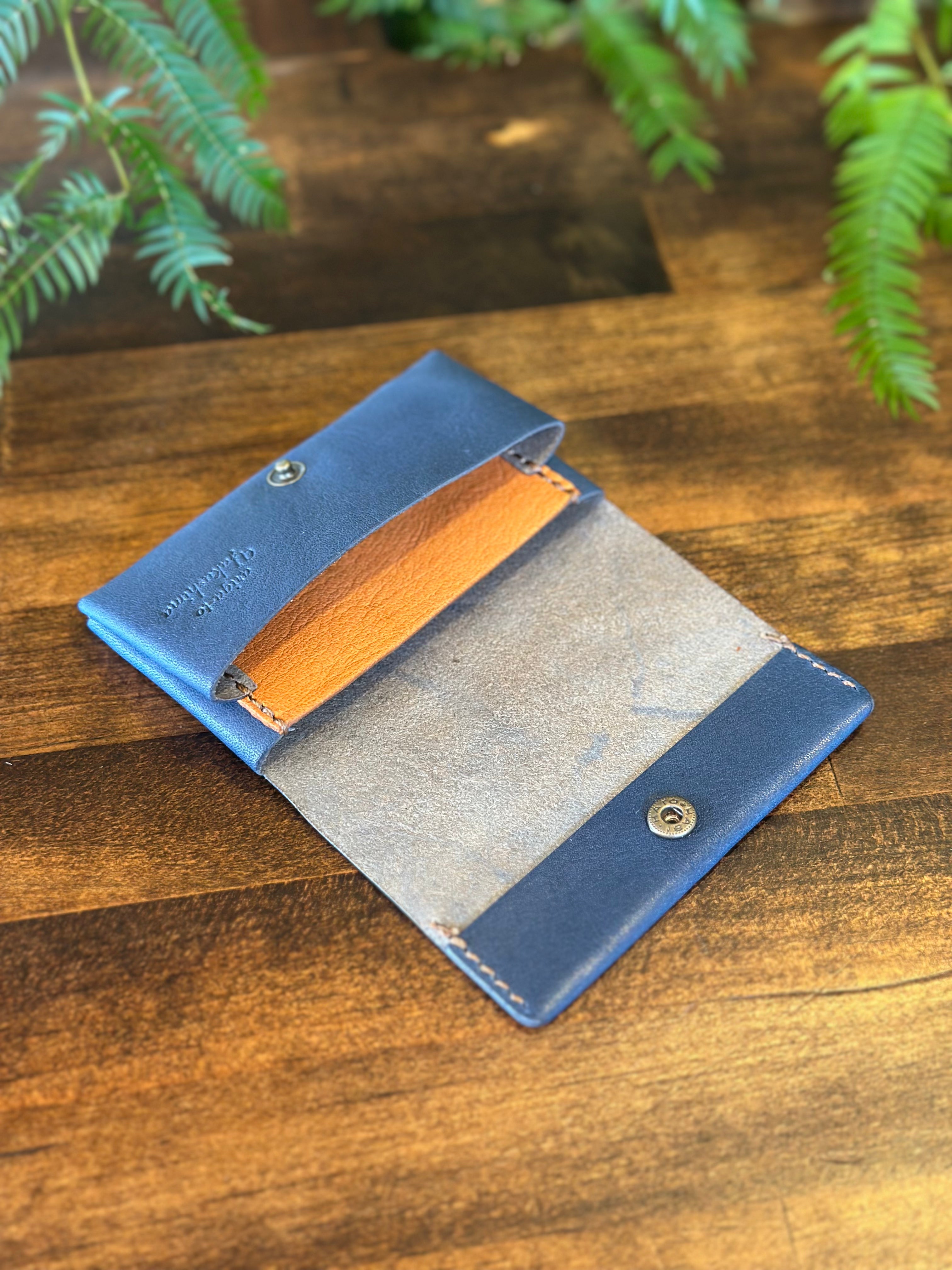 Smart business card holder (with Tochigi leather)