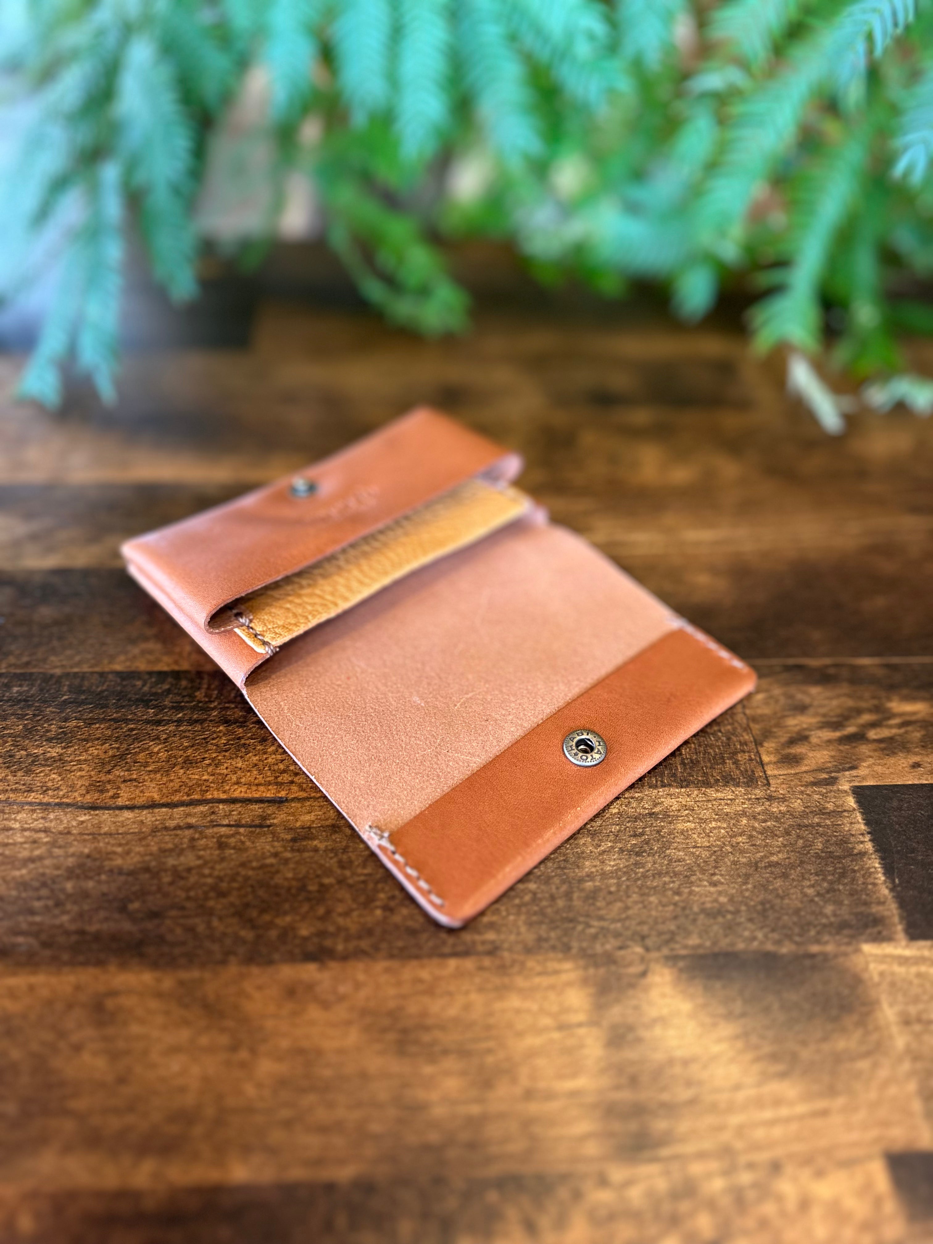 Smart business card holder (with Tochigi leather)