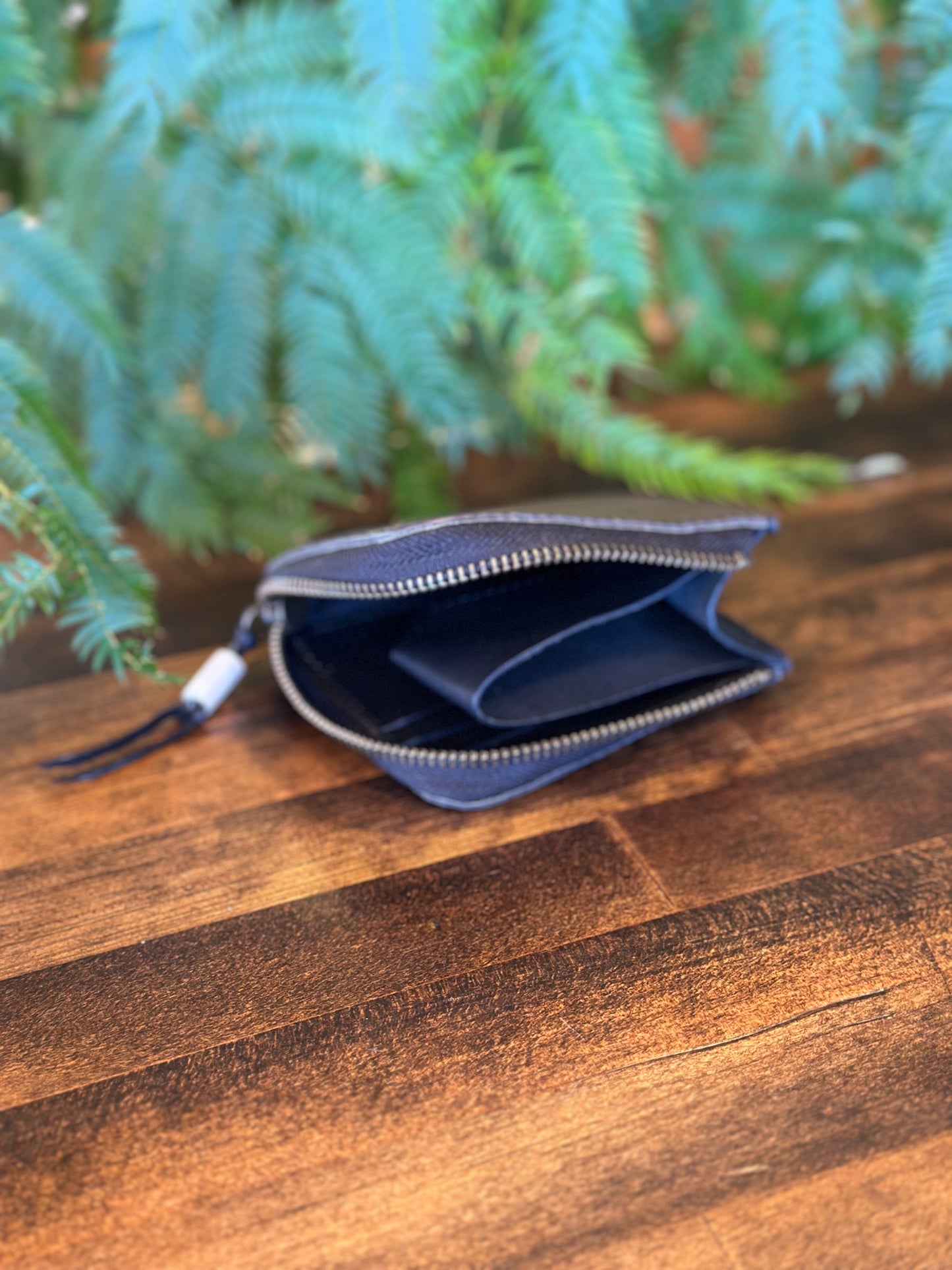 【屋久鹿革】究極の島財布(カーキ)