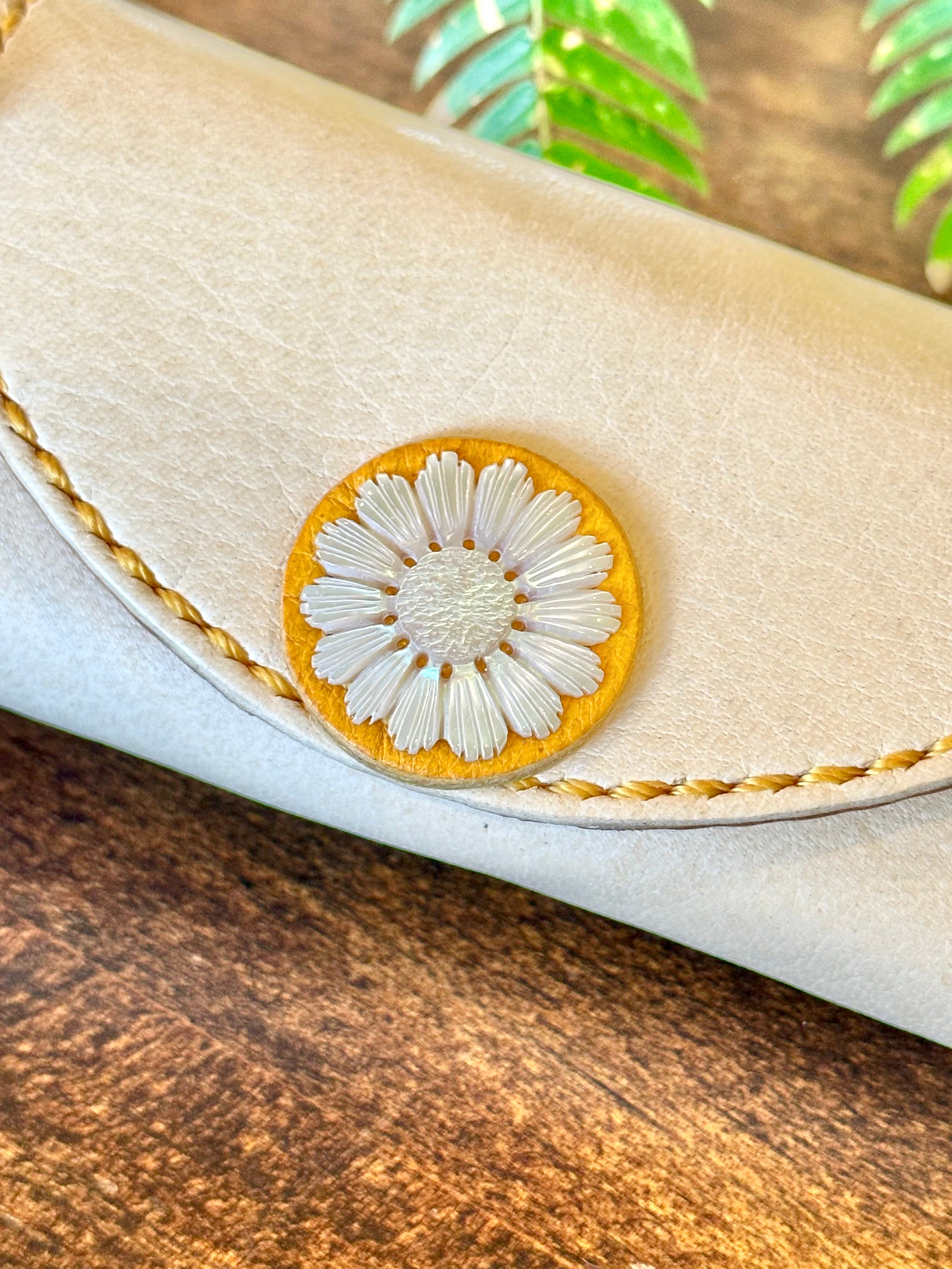 キーケース(ツワブキの花)