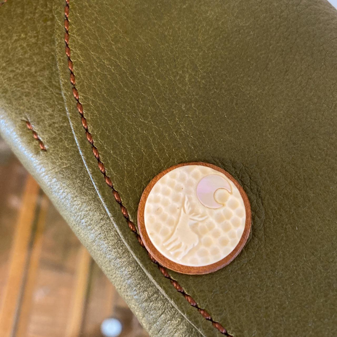 Yakushika and crescent moon long wallet