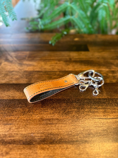 Key ring (camel x khaki)