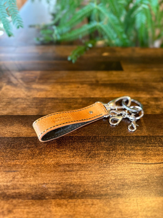 Key ring (camel x khaki)