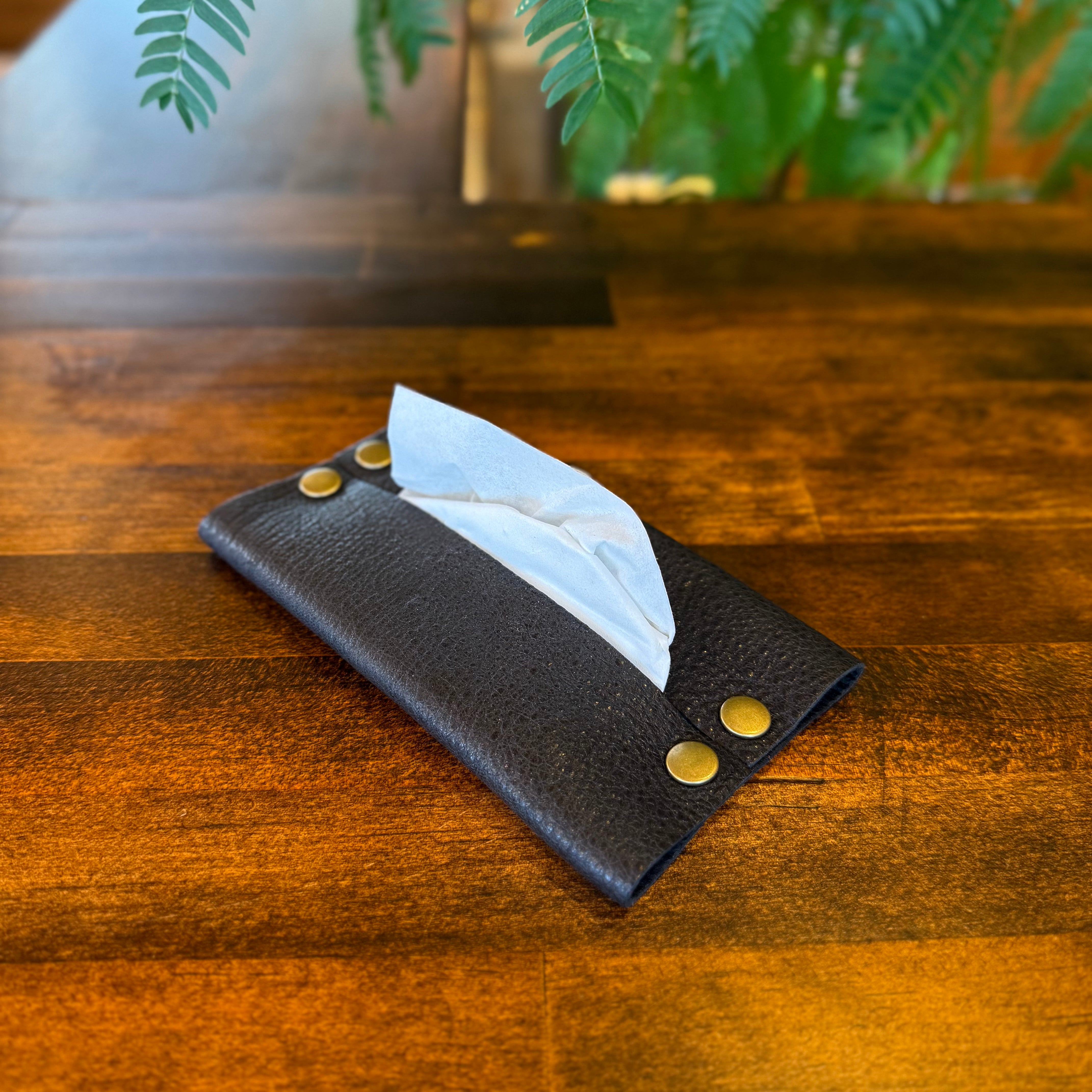 【京鹿革】ポケットティッシュカバー