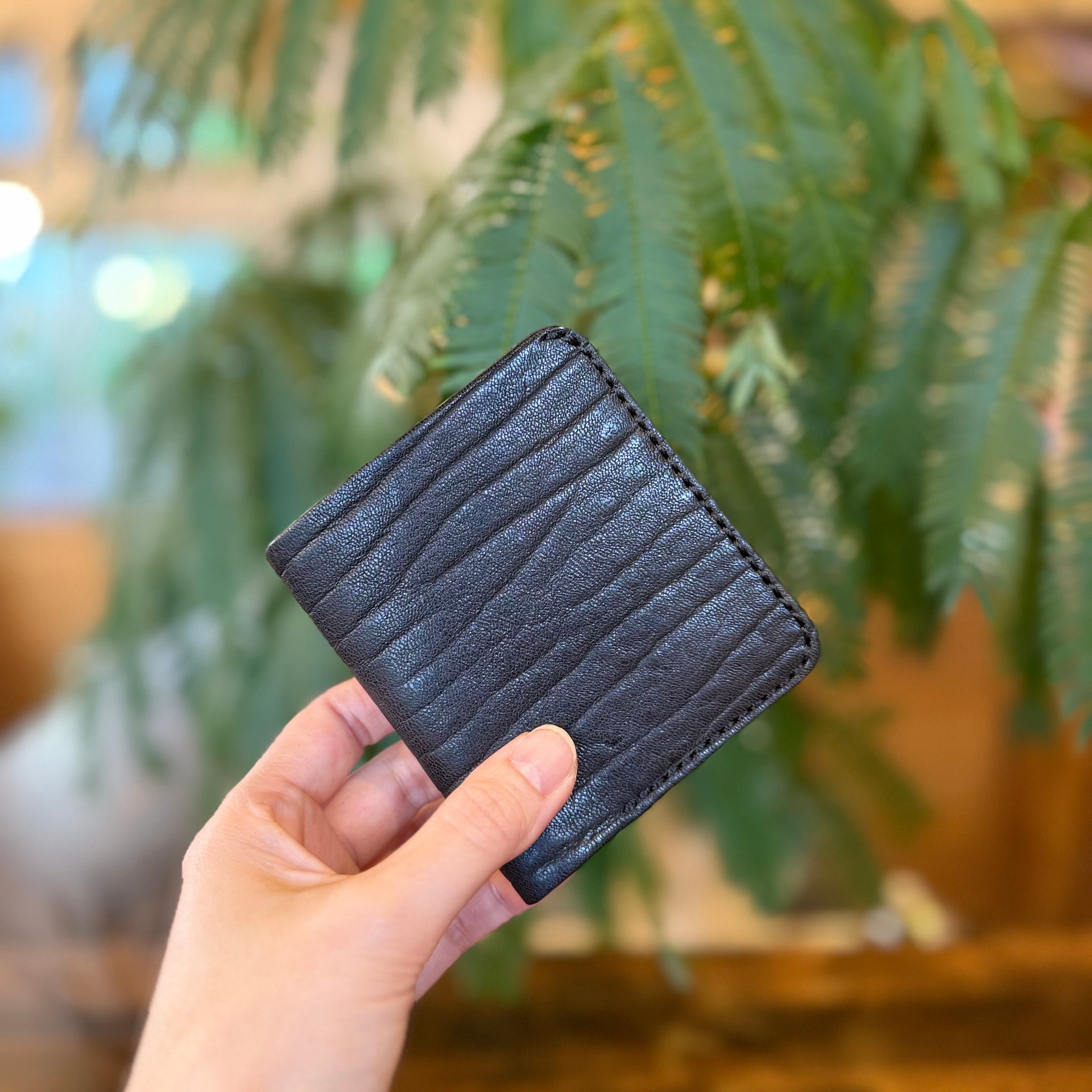 [Kyo-shikagawa] Household Budget Wallet / Black