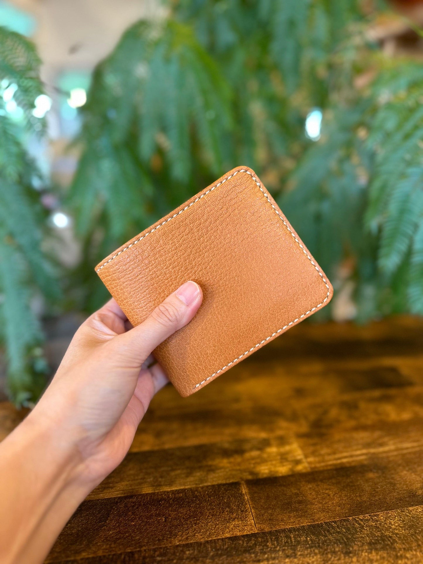 Bi-fold wallet (natural)