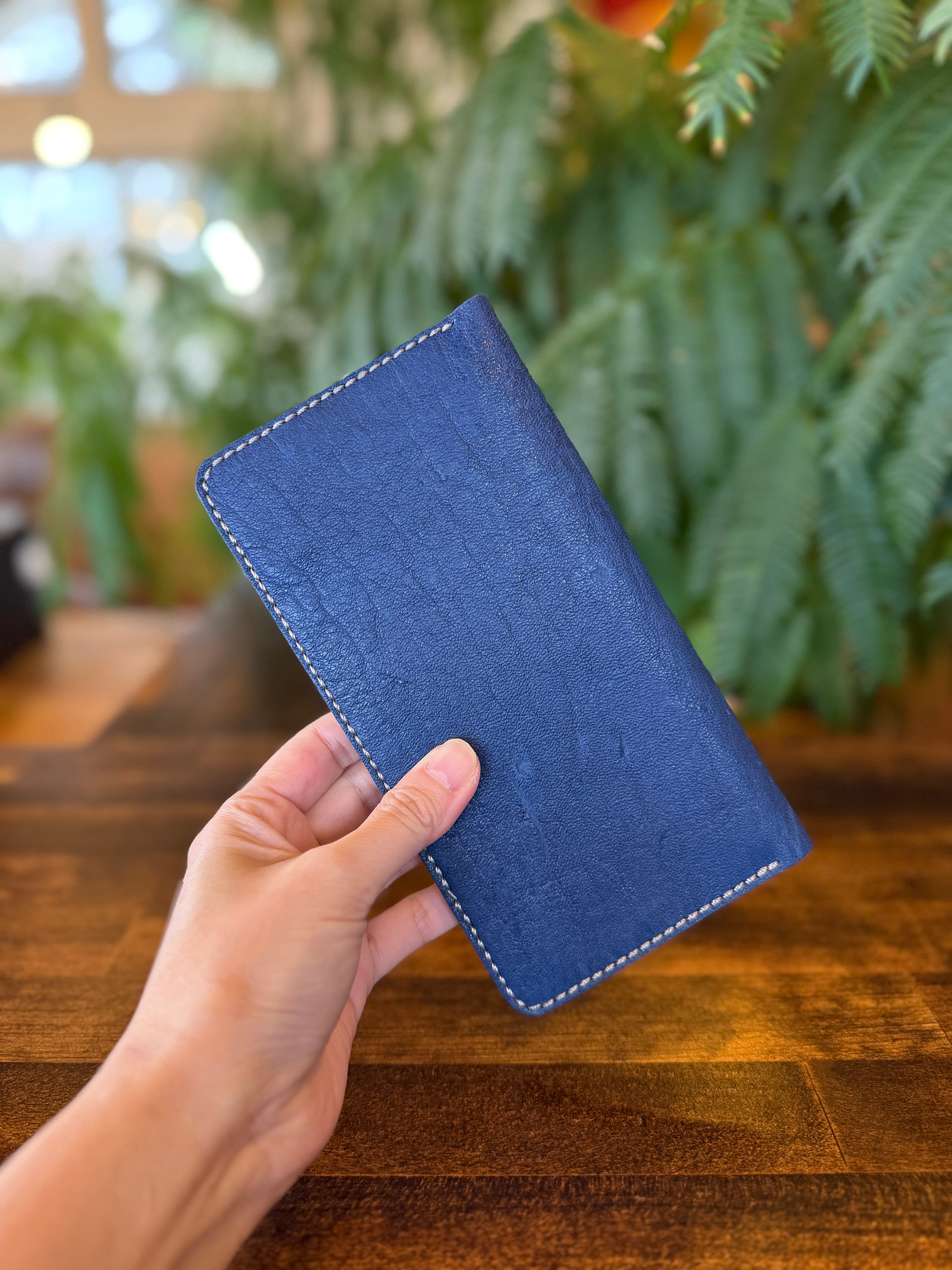 【蝦夷鹿革】スマートウォレット【決闘の申し子】