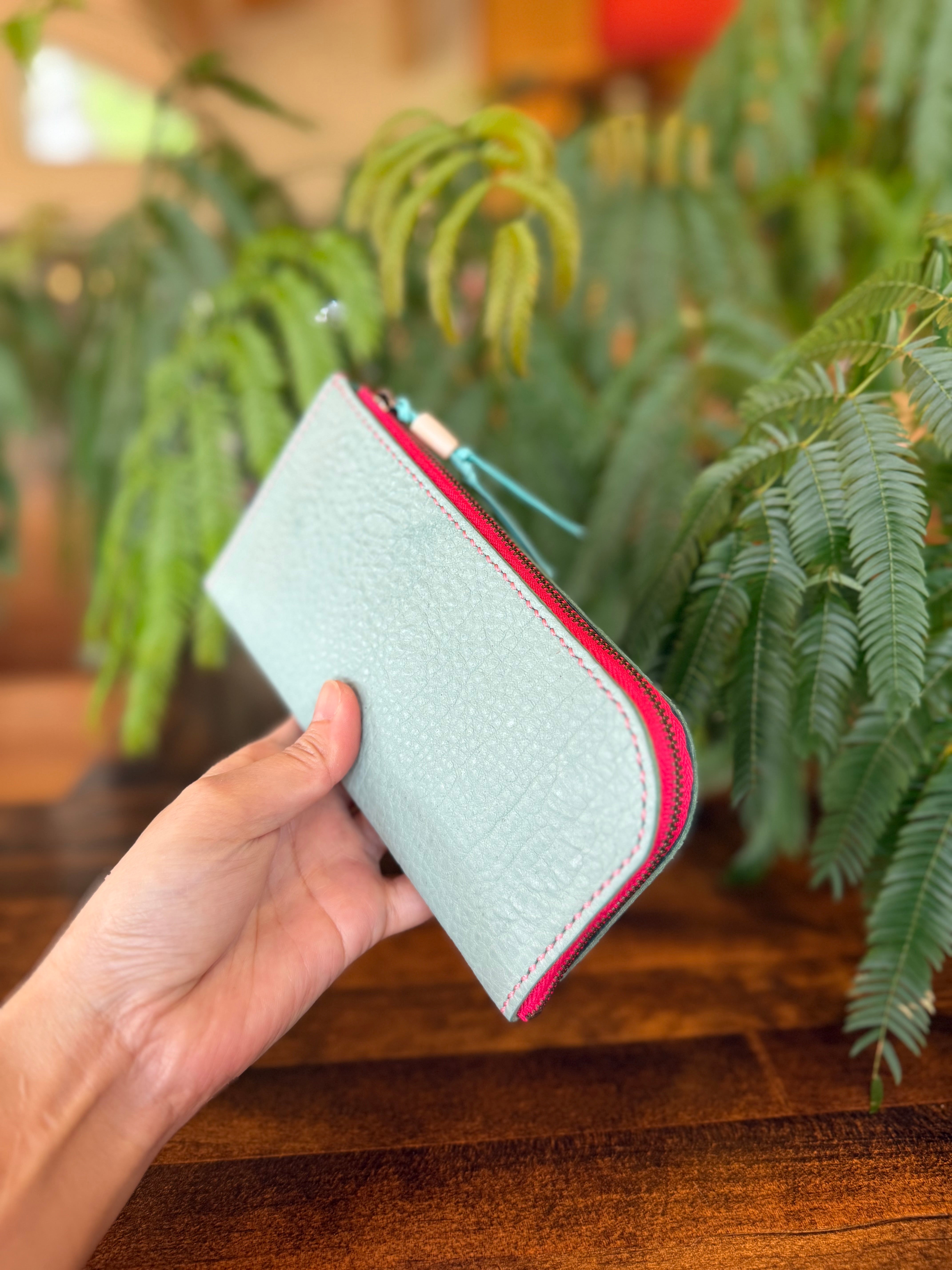 【屋久鹿革】島財布セミロング・セミオーダー