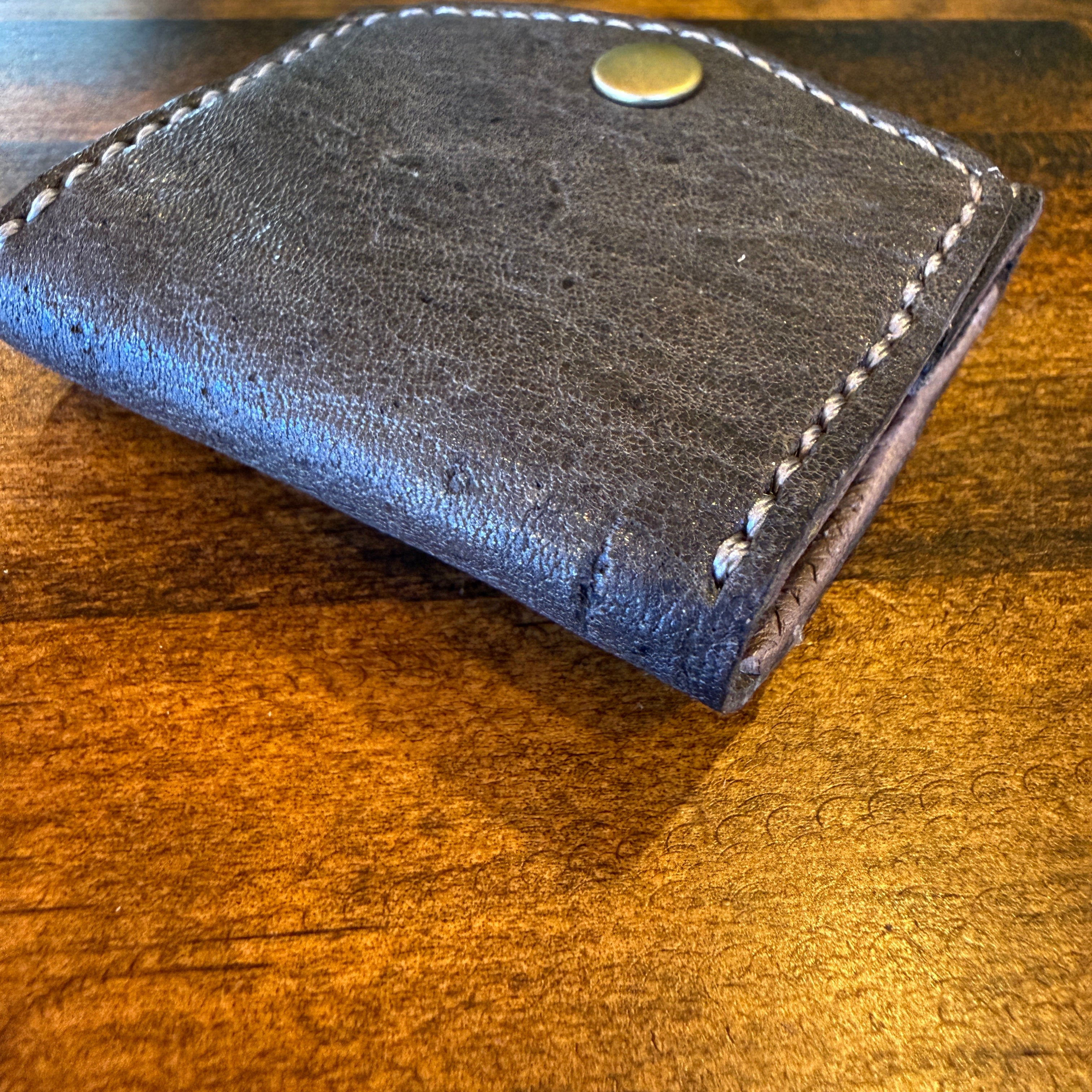 [Yakushika Leather x Kyojishika Leather] Box Coin Purse / Khaki