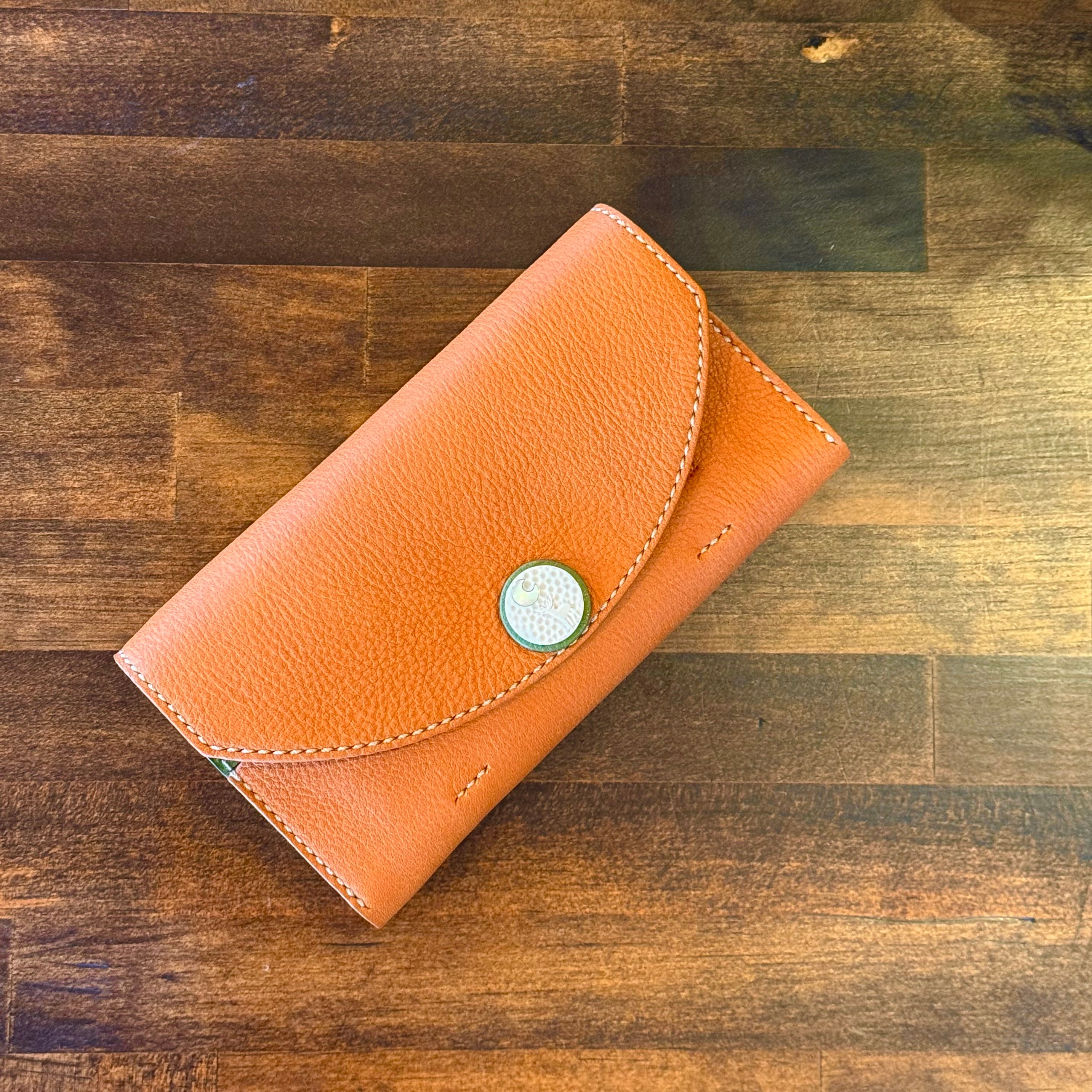 Yakushika and crescent moon long wallet