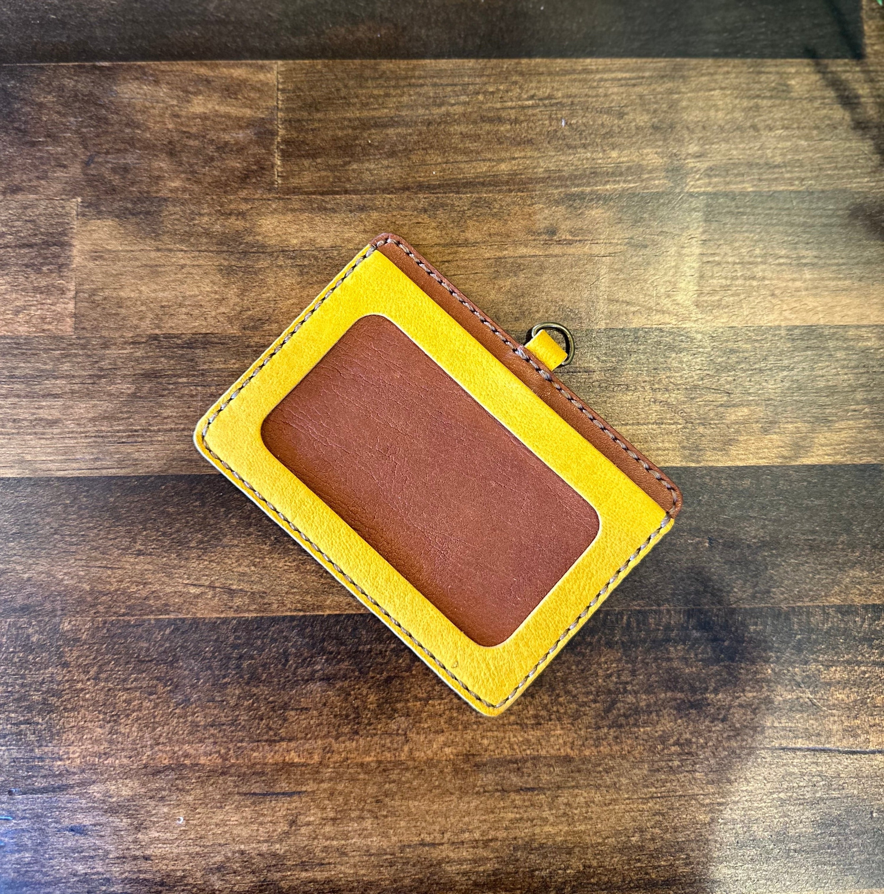 社員証入(屋久鹿革×栃木レザー)