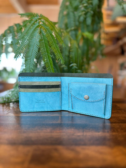 Bi-fold wallet (Water Forest/Moss Forest)