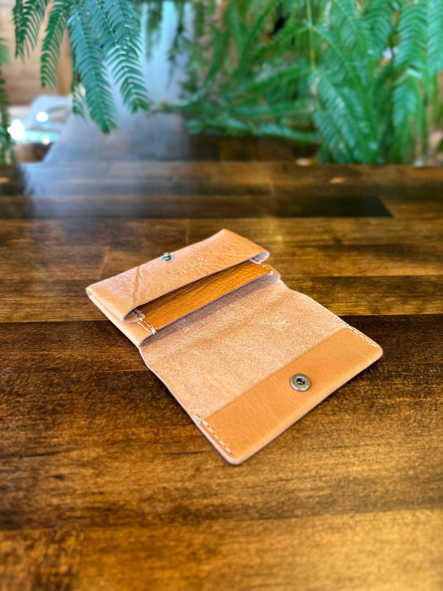 Smart business card holder (with Tochigi leather)