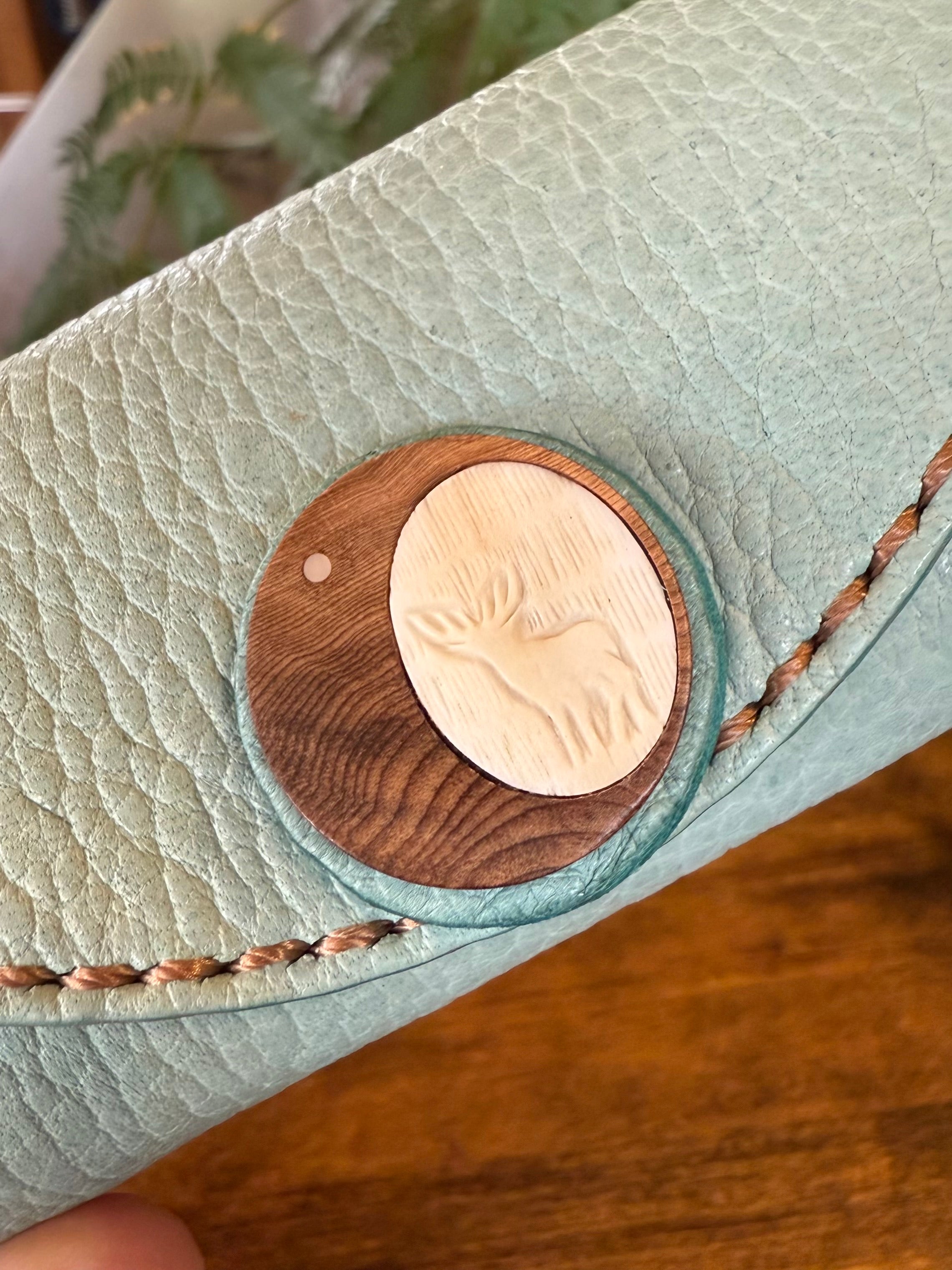 キーケース(屋久杉・ツノ・夜光貝の星)