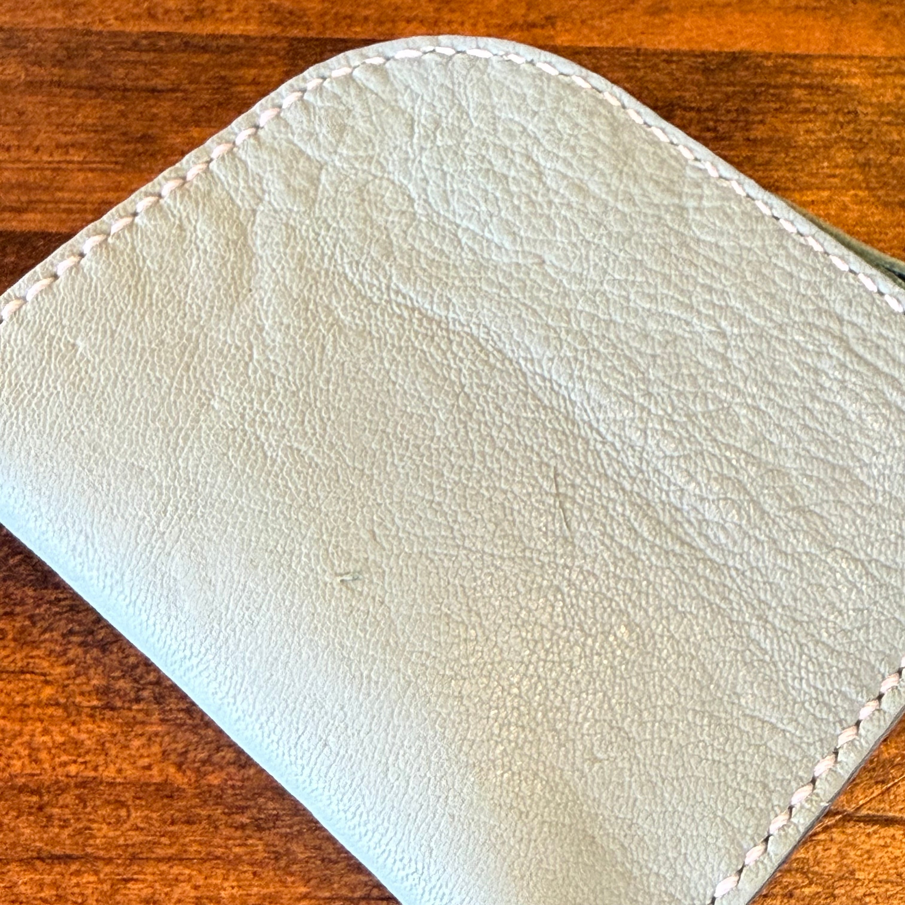 【屋久鹿革】島財布・ターコイズ