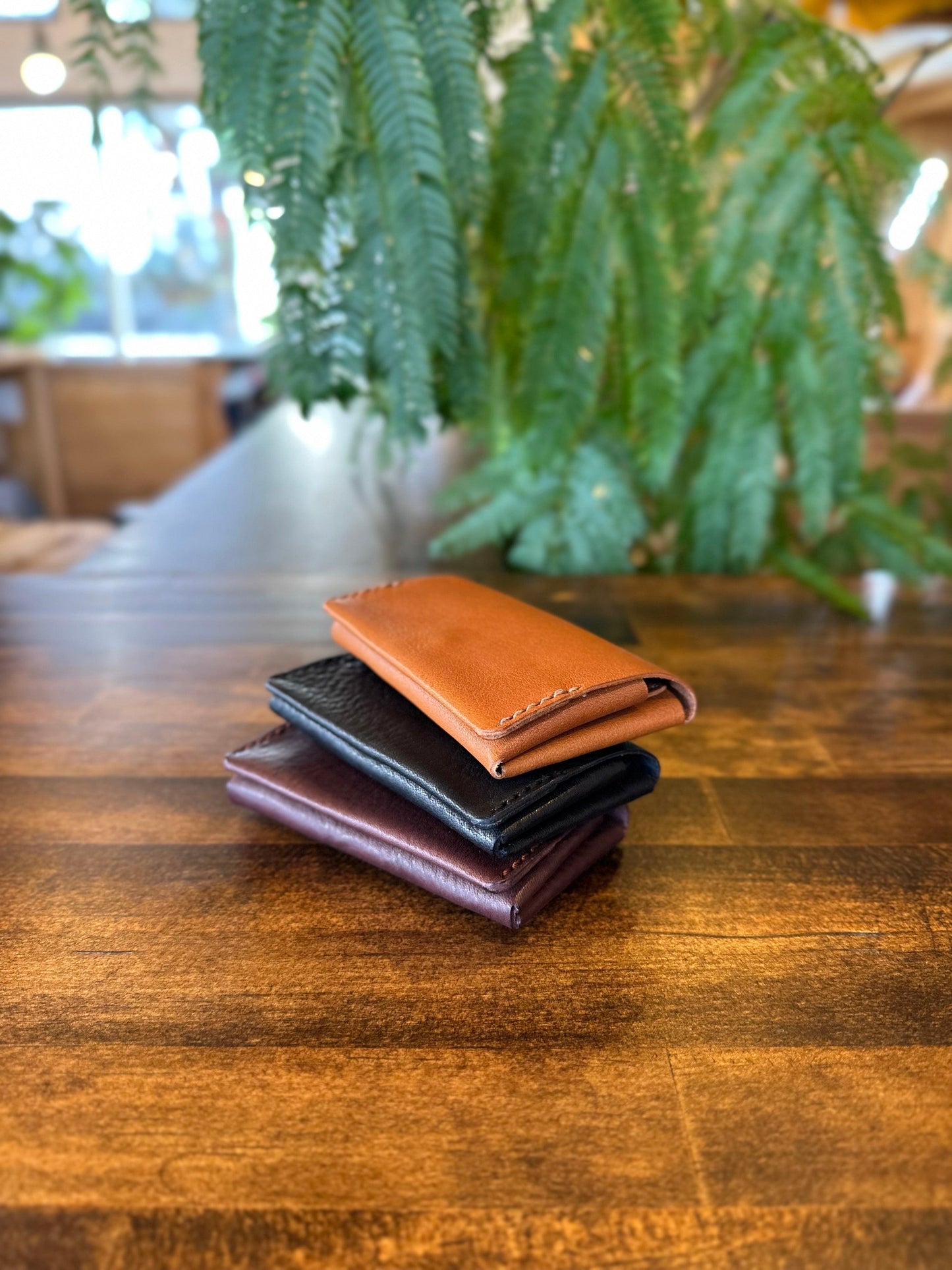 Smart business card holder (with Tochigi leather)