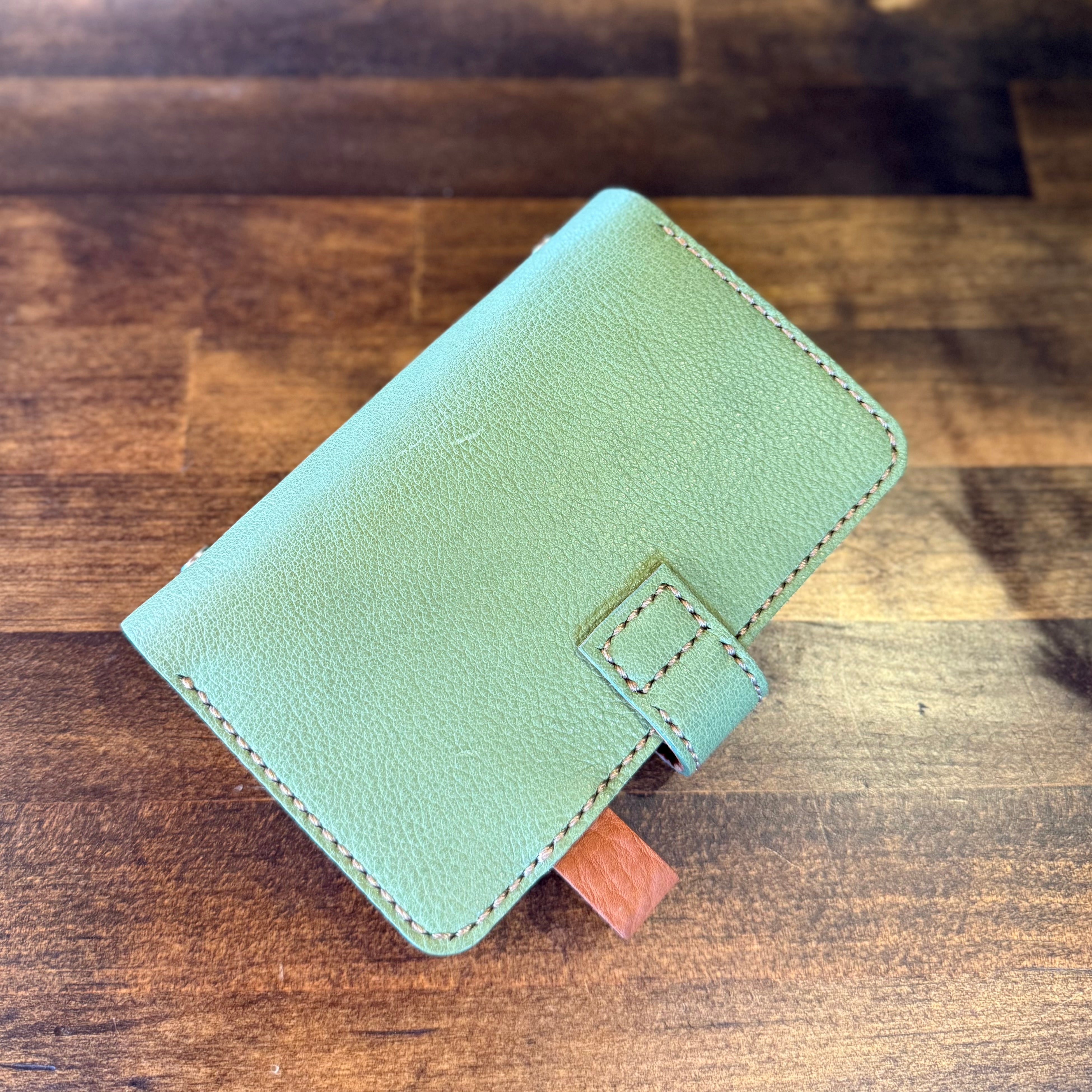 【屋久鹿革】システム手帳カバー〈ミニ6穴サイズ〉