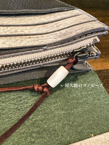 Clutch bag style long wallet (Mori)