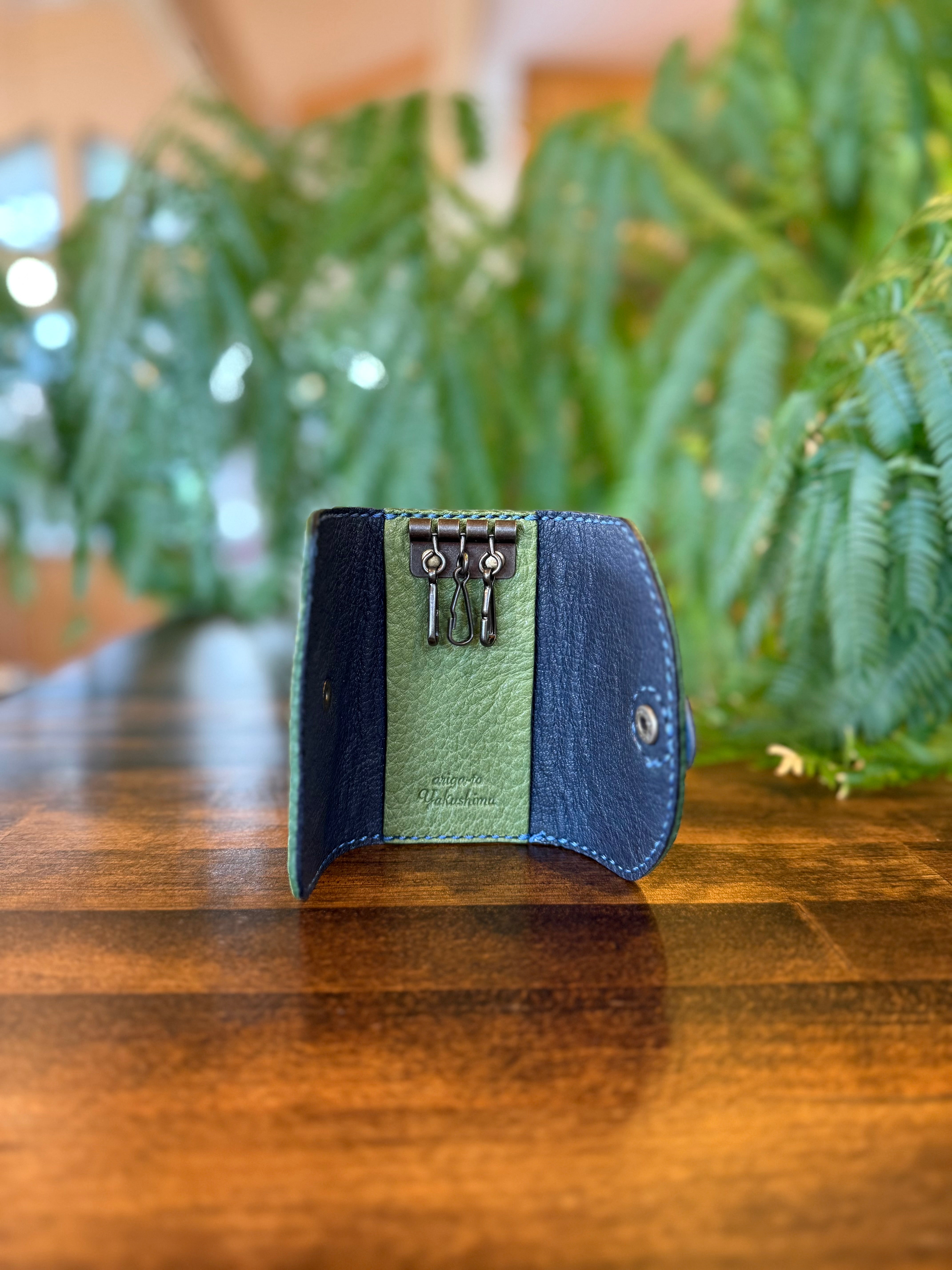 キーケース(モンステラ)