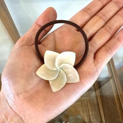 Plumeria Hair Tie