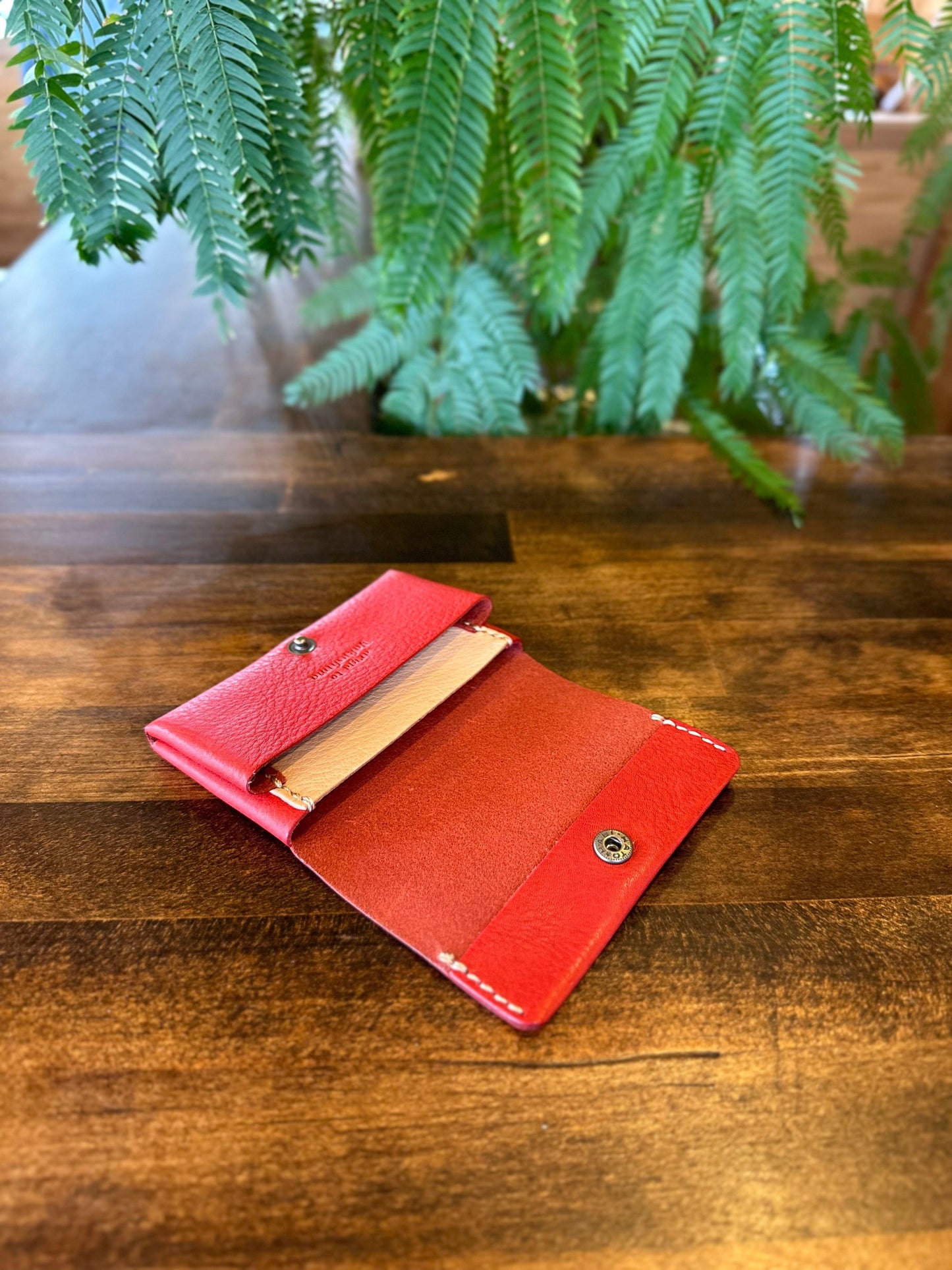 Smart business card holder (with Tochigi leather)