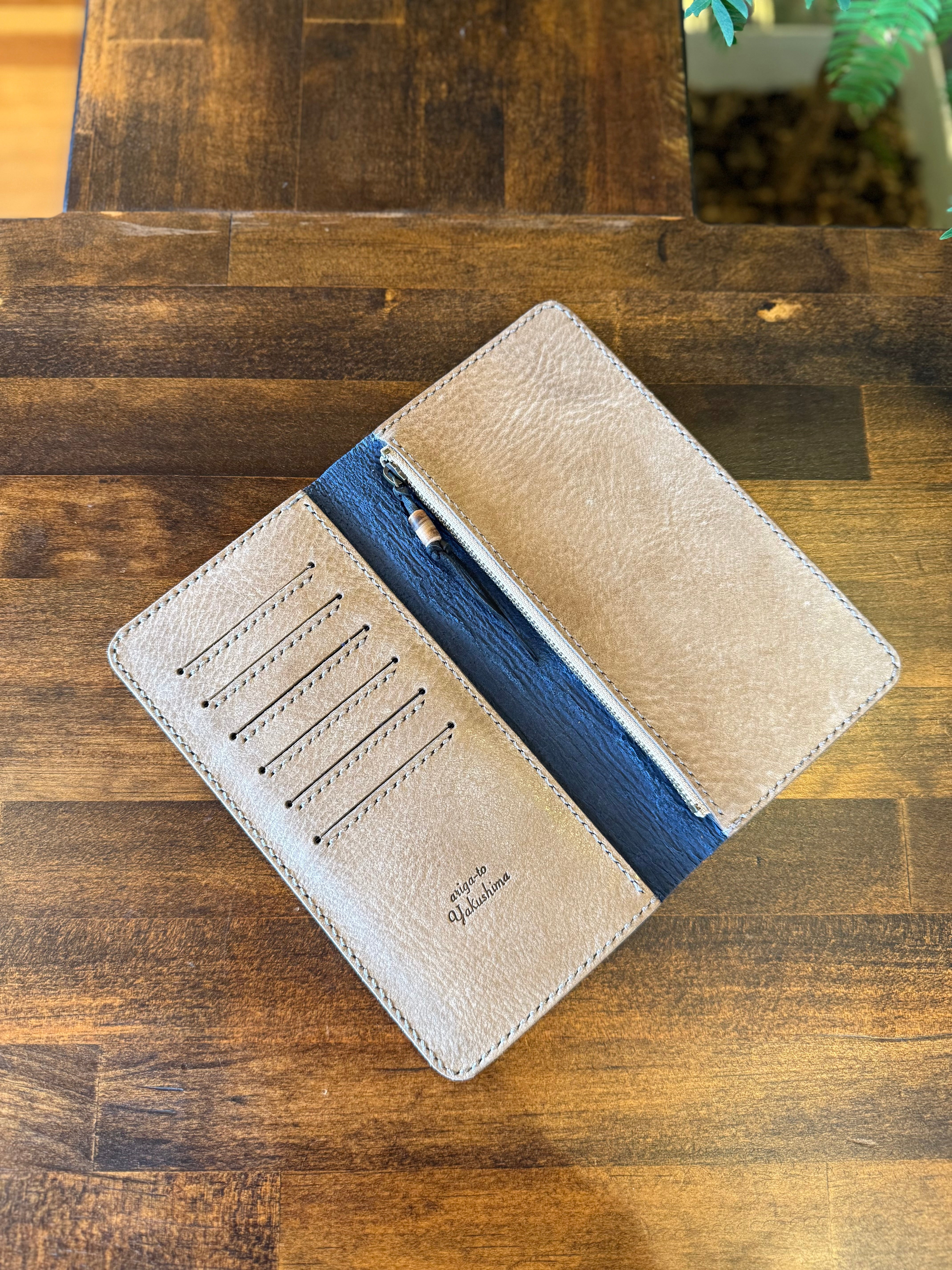 【蝦夷鹿革】スマートウォレット【決闘の申し子】